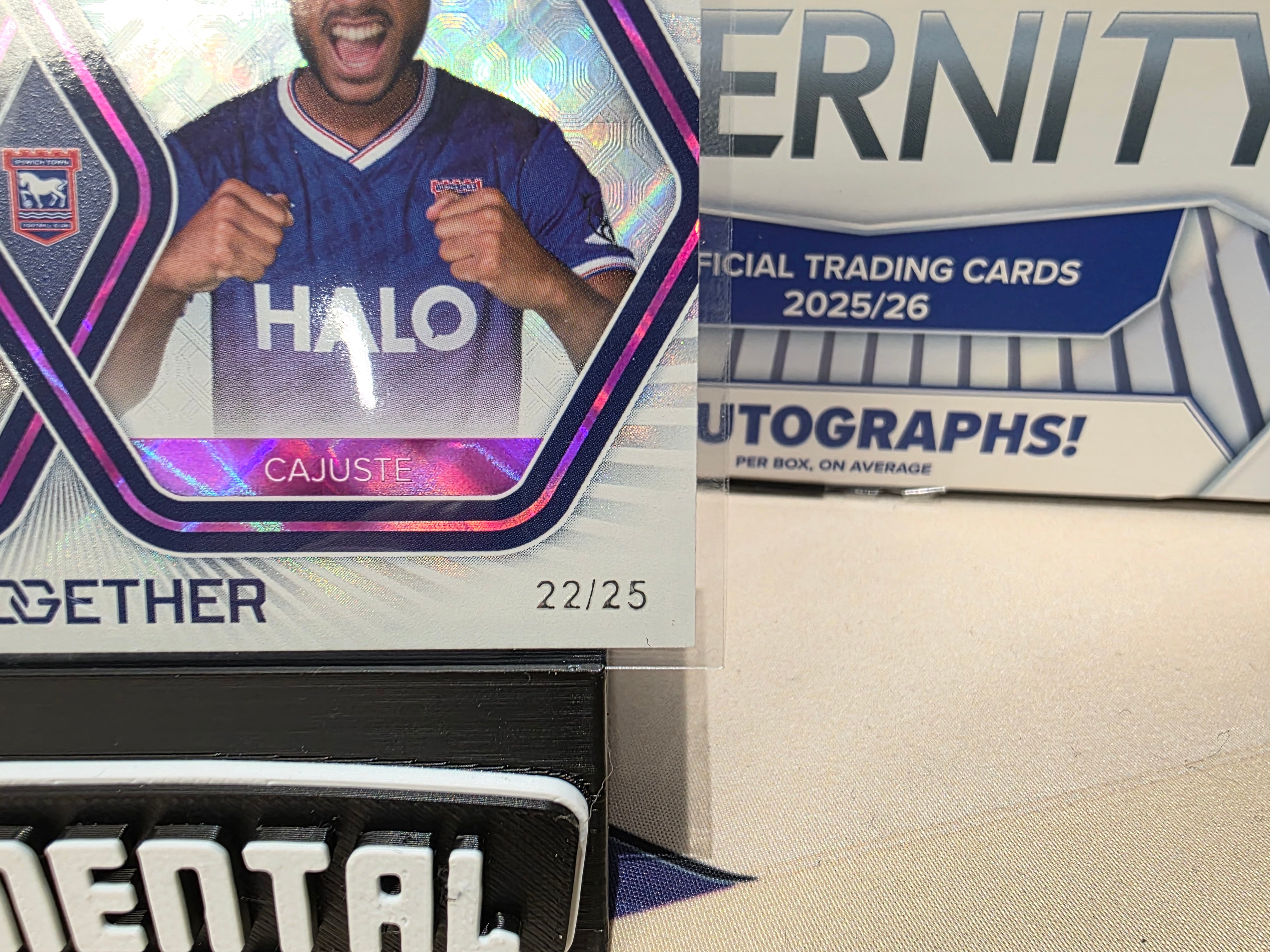 Panini: EFL Eternity Matusiwa Cajuste 22/25 Ipswich Town FC Twogether