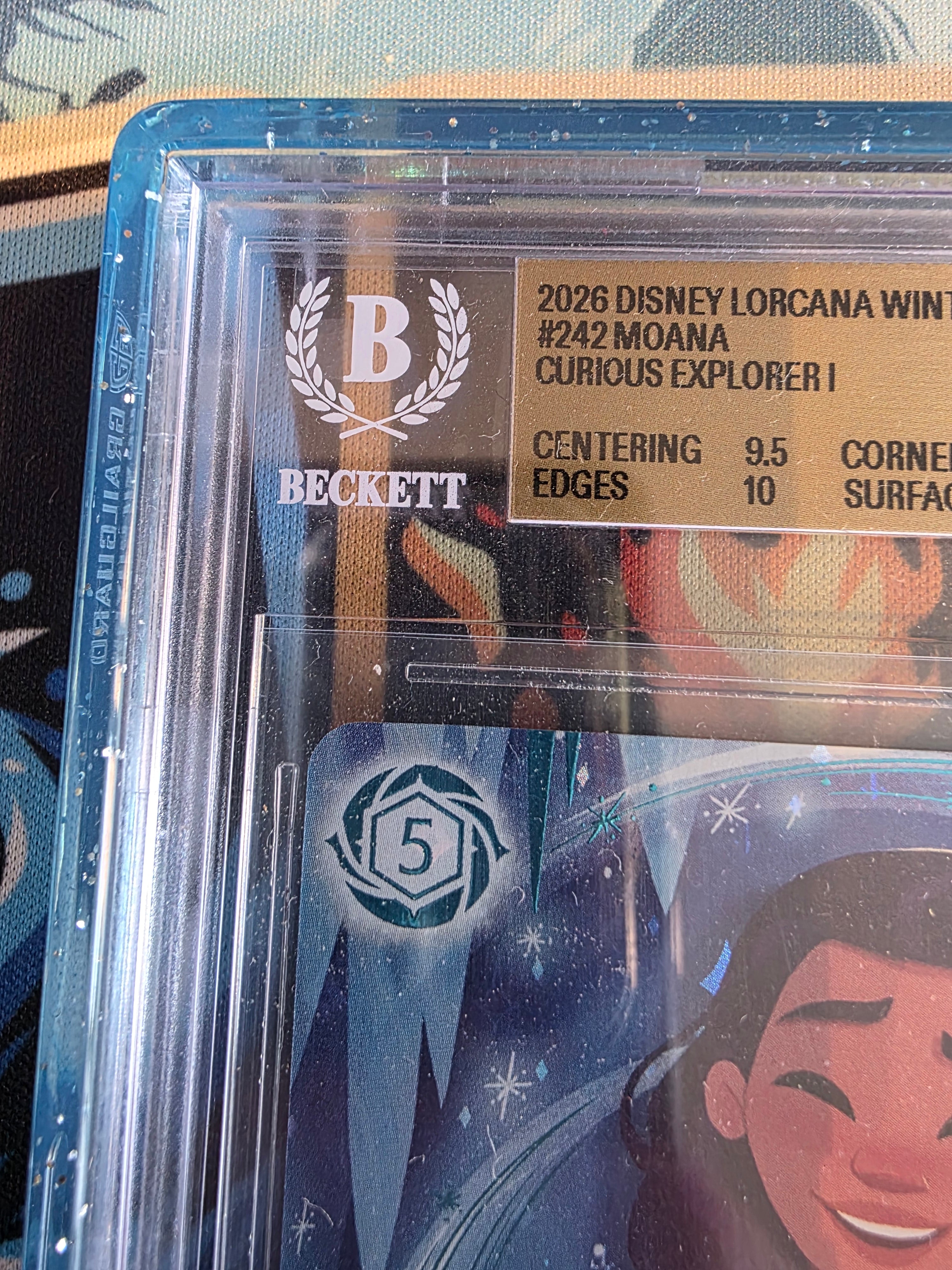 Moana Curious Explorer Iconic BGS 10 242/204 Winterspell Lorcana