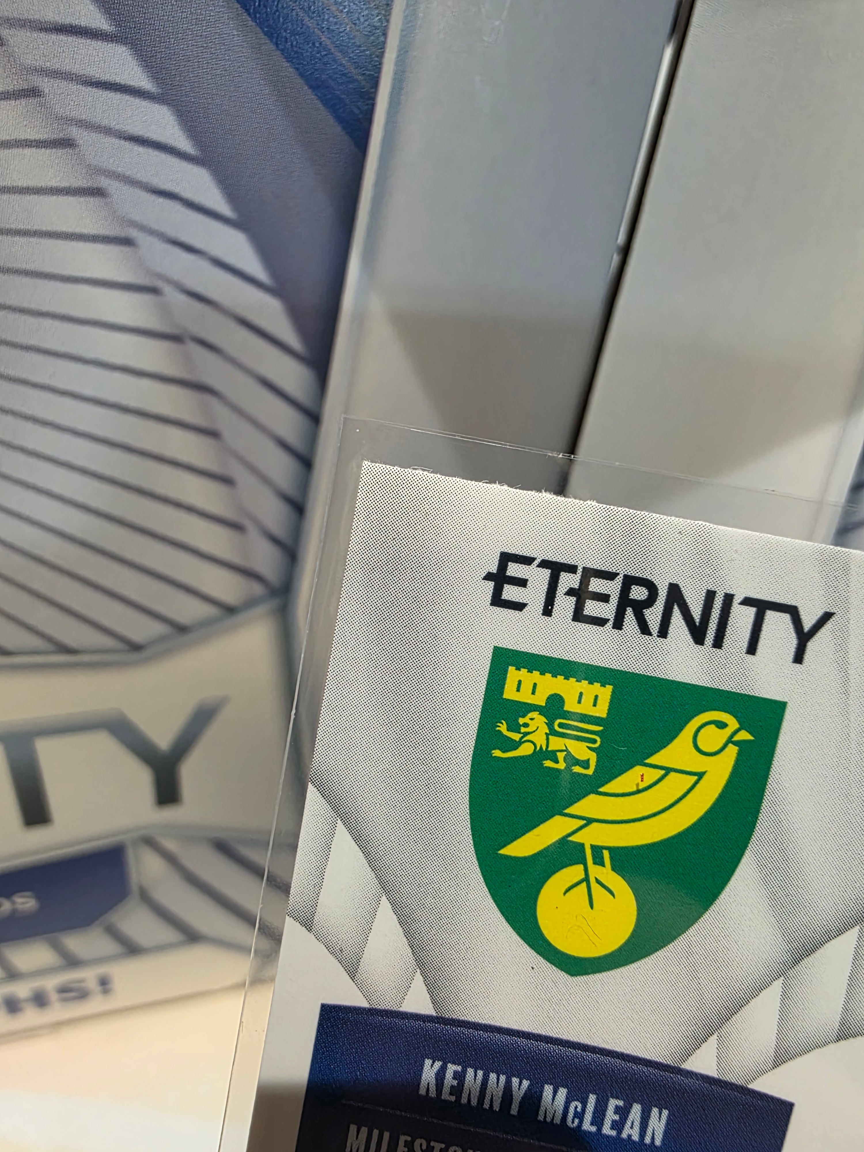 Panini: EFL Eternity Kenny McLean 10/25 Milestone Norwich City FC