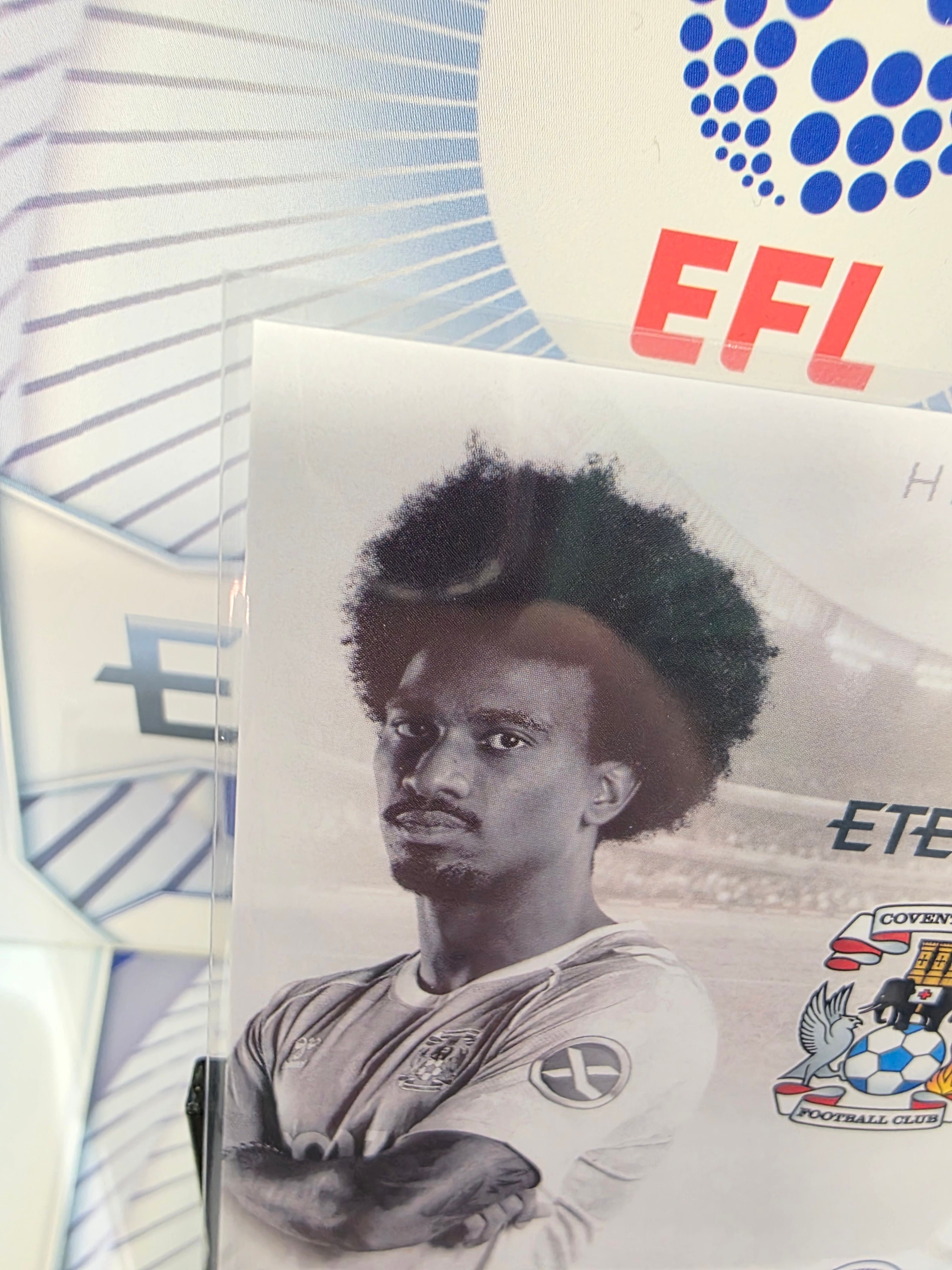 Panini: EFL Eternity Haji Wright Auto Coventry City FC Insert Signed