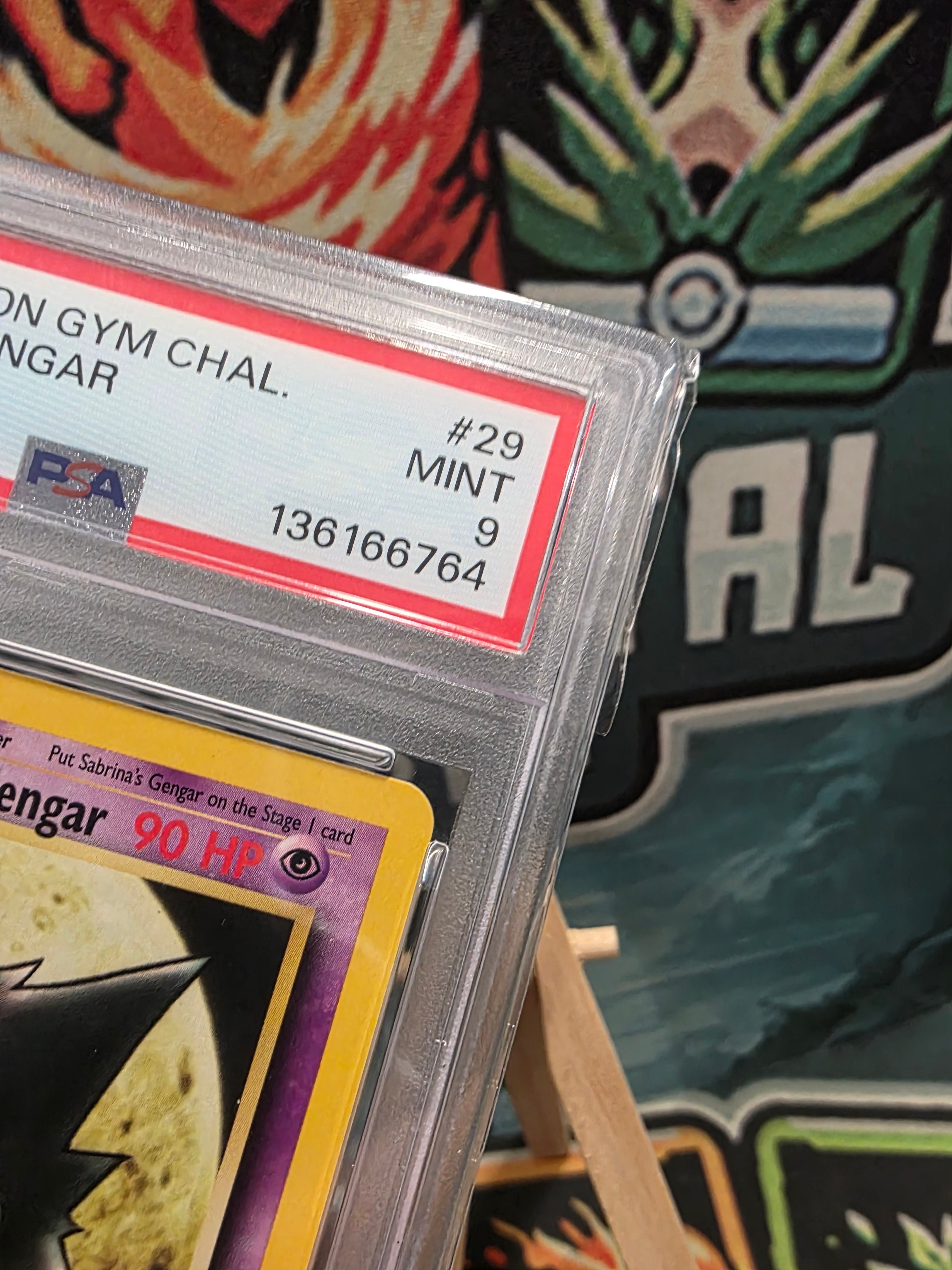 Sabrina's Gengar 29/132 1st Edition Non Holo Gym Challenge 2000 PSA 9