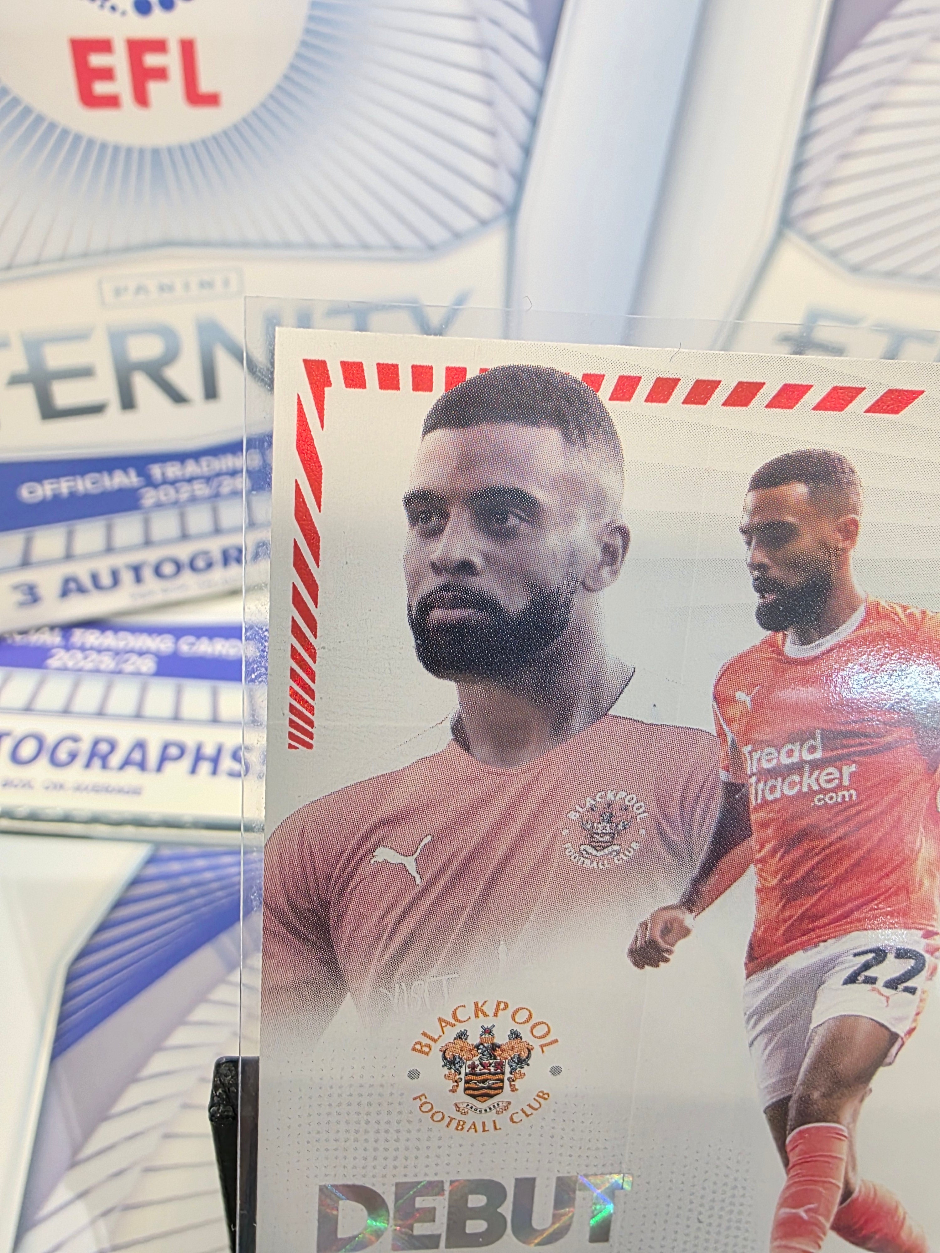 Panini: EFL Eternity CJ Hamilton 02/10 Debut Blackpool FC