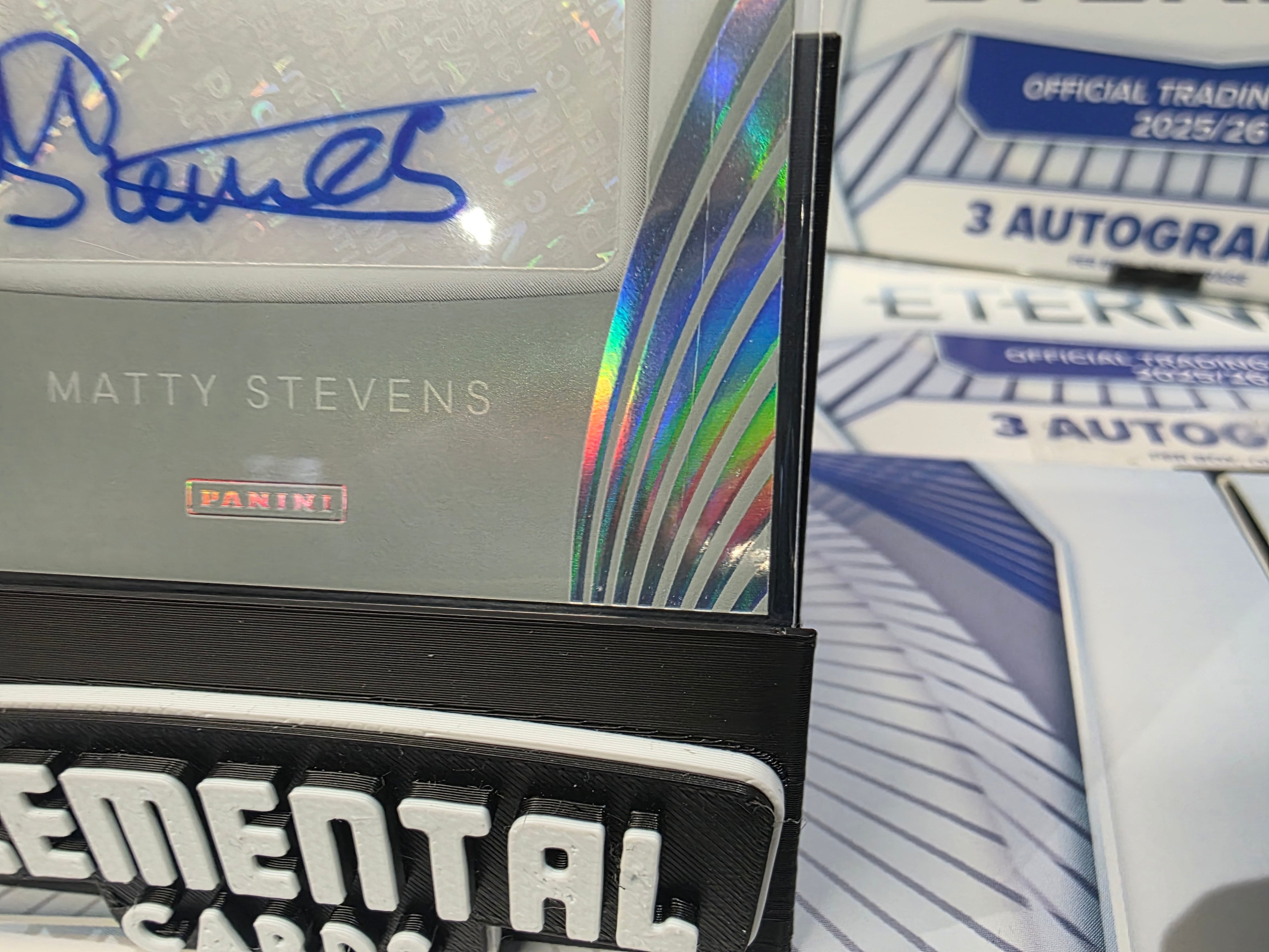 Panini: EFL Eternity Matty Stevens Auto Wimbledon AFC Authentic