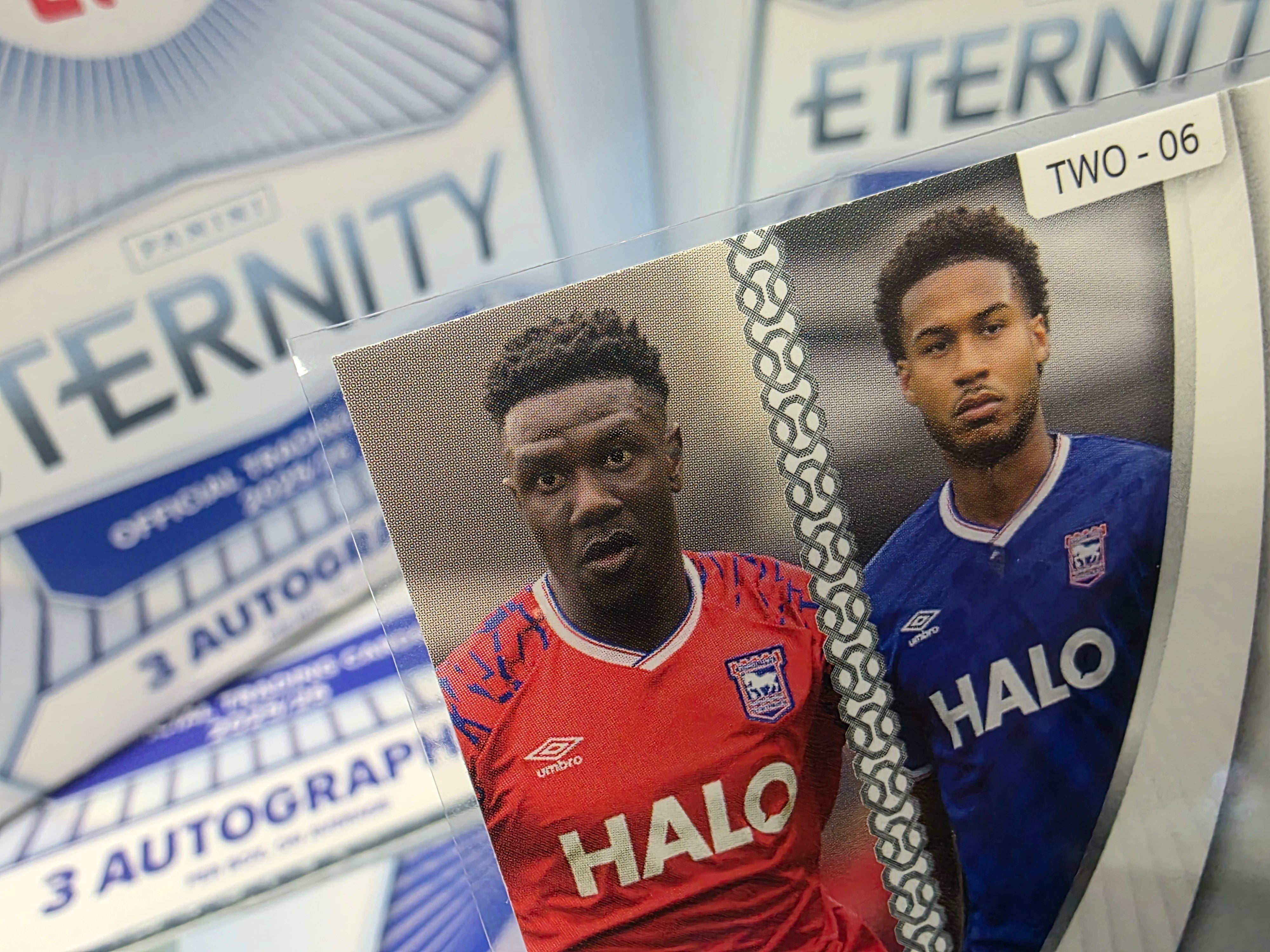 Panini: EFL Eternity Matusiwa/Cajuste 25/50 Twogether Dual Ipswich Town FC