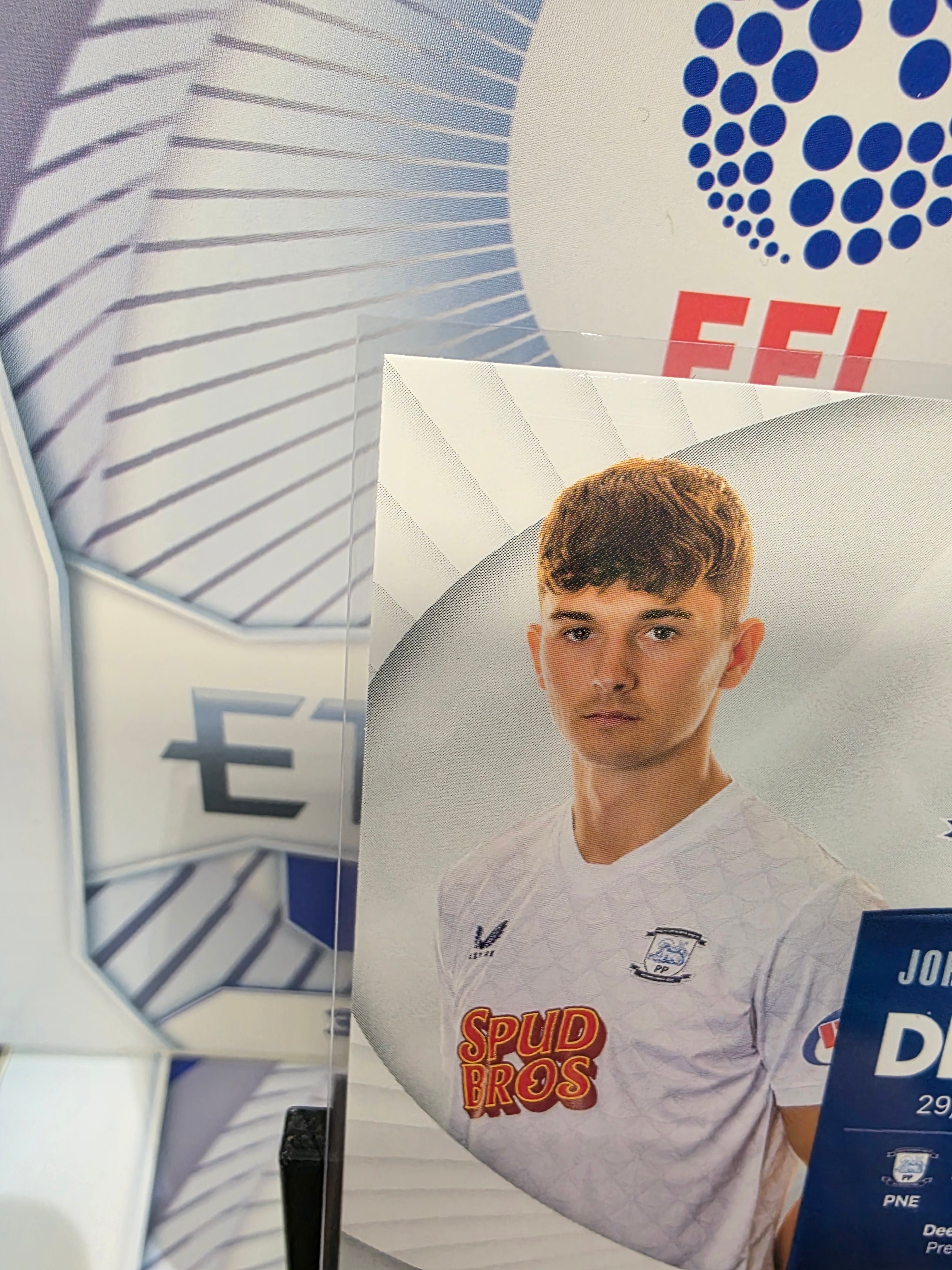 Panini: EFL Eternity Jordan Storey 05/25 Debut Preston North End FC Insert