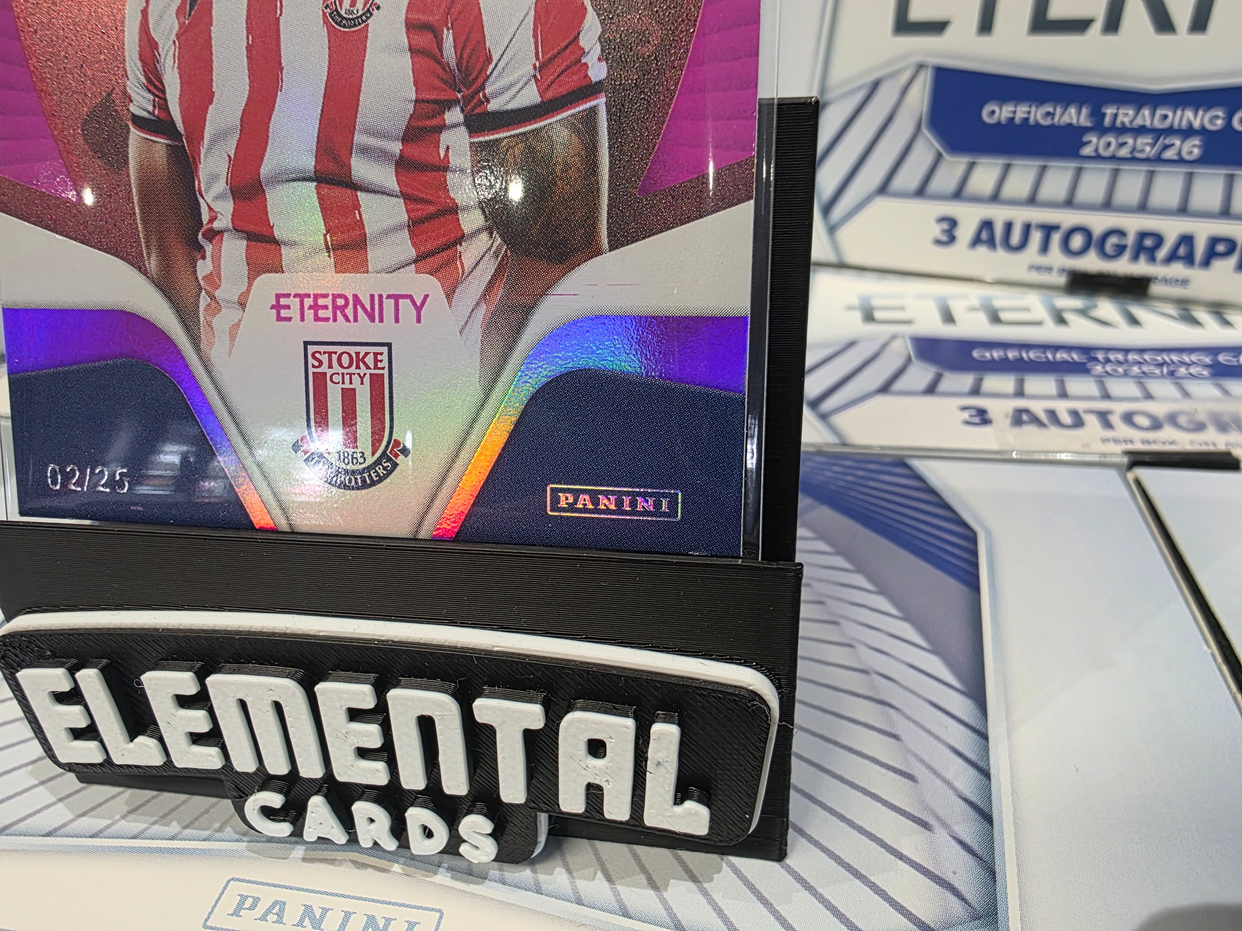 Panini: EFL Eternity Lewis Baker 02/25 Stoke City FC Paralell Hit Chase Represent