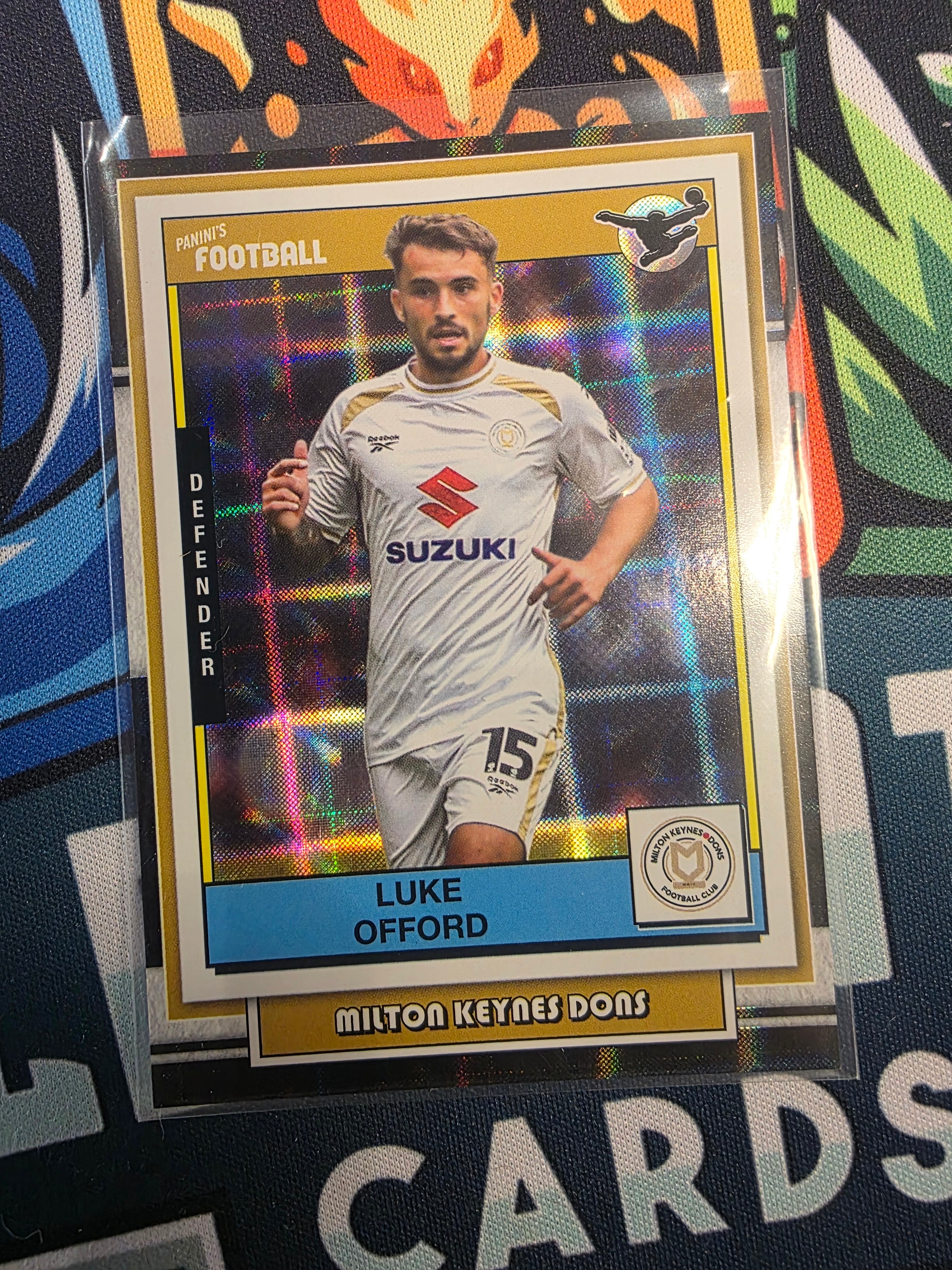 Luke Offord MK Dons Panini's Football EFL 1/1 NM BAS-65