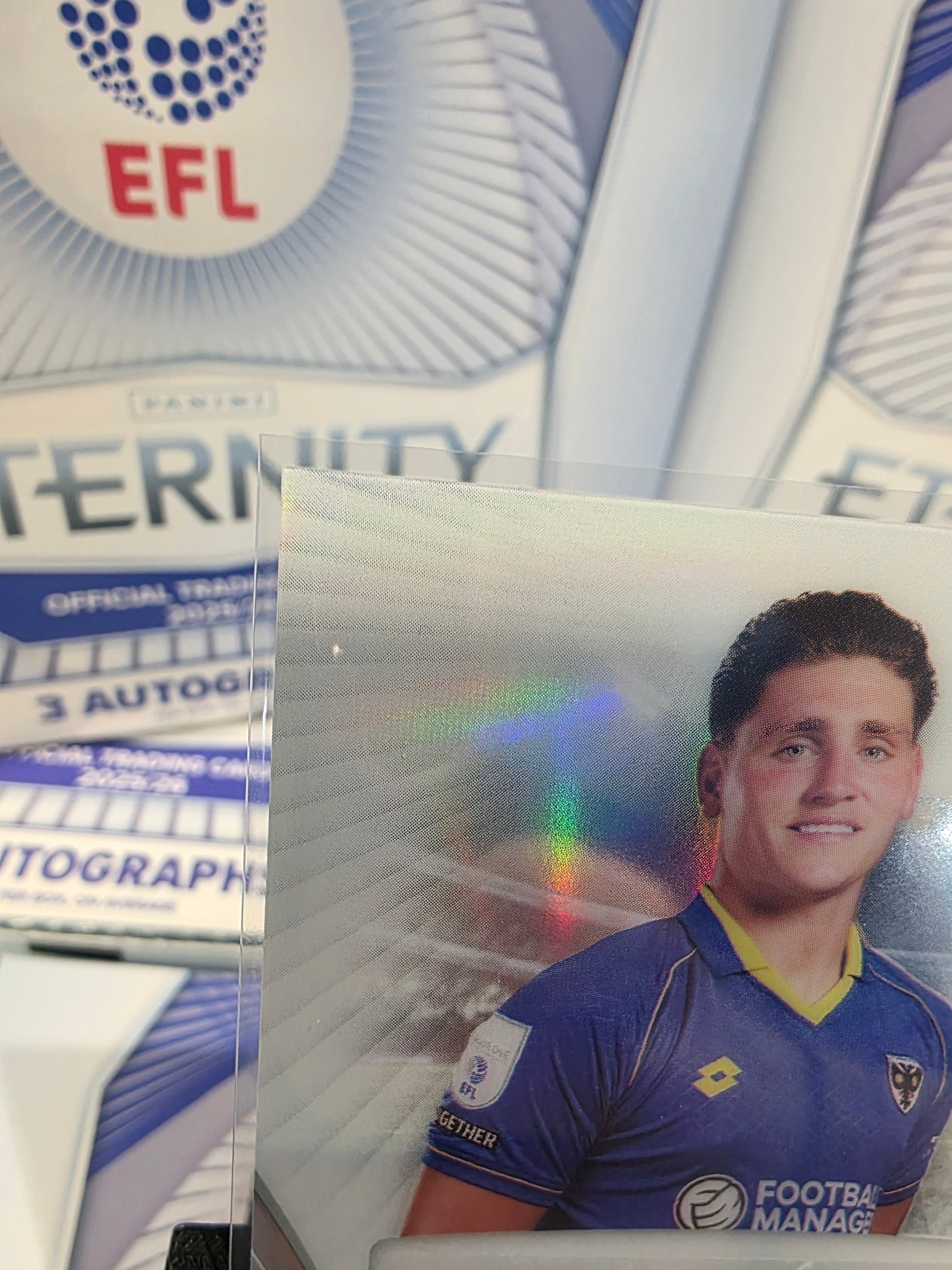 Panini: EFL Eternity Matty Stevens Auto Wimbledon AFC Authentic