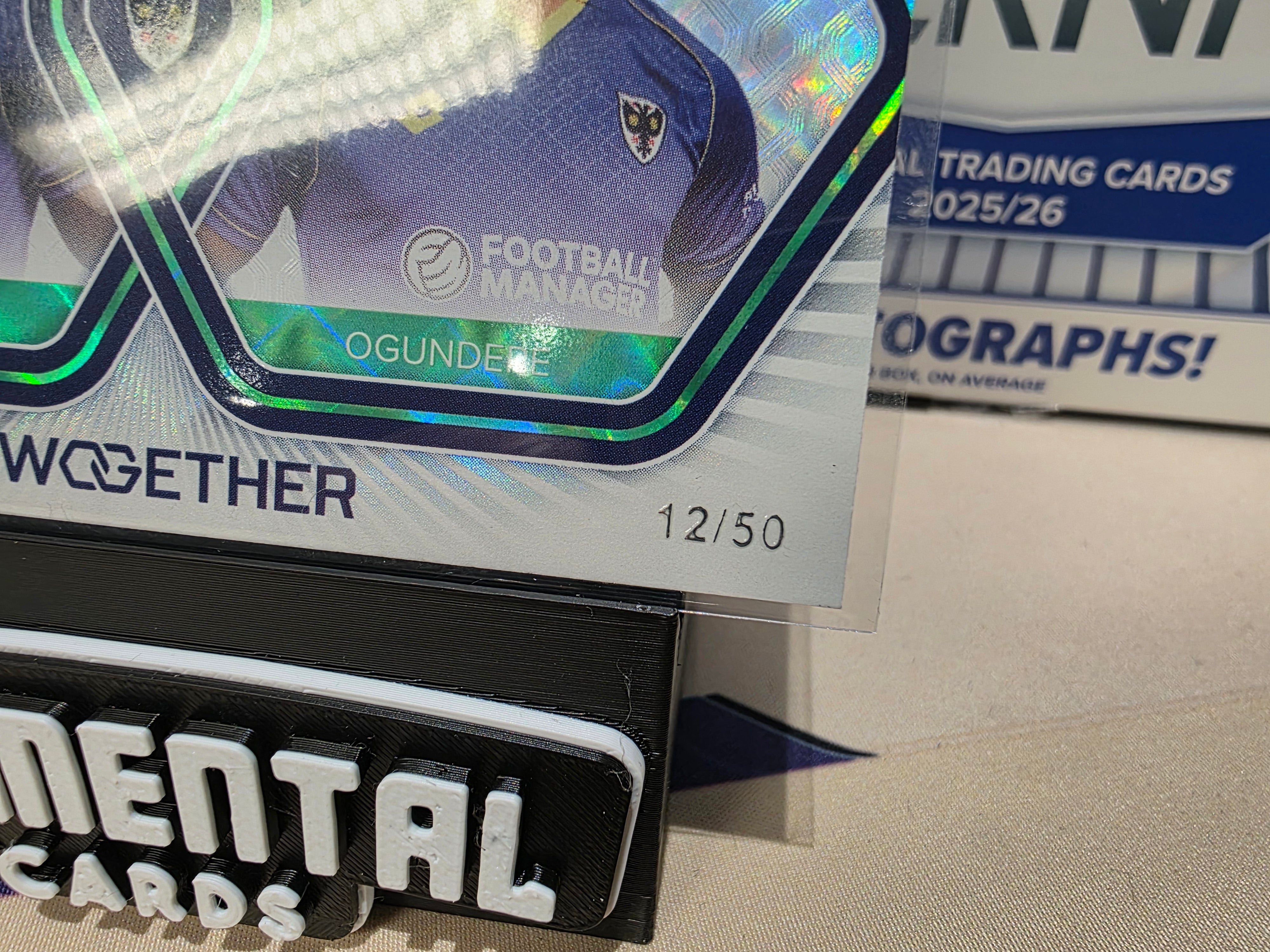 Panini: EFL Eternity Asiimwe Ogundere 12/50 Wimbledon FC Twogether