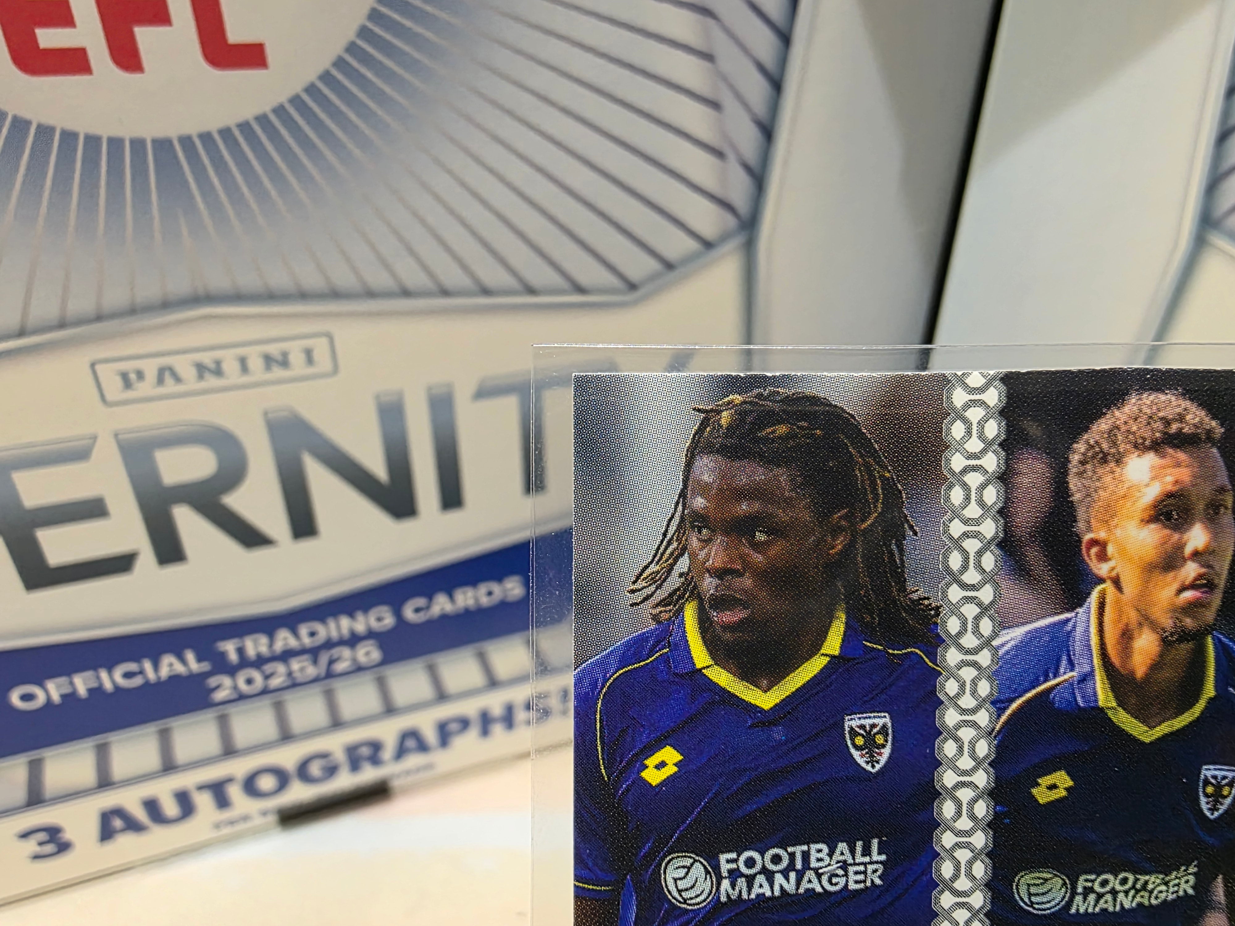 Panini: EFL Eternity Asiimwe Ogundere 12/50 Wimbledon FC Twogether