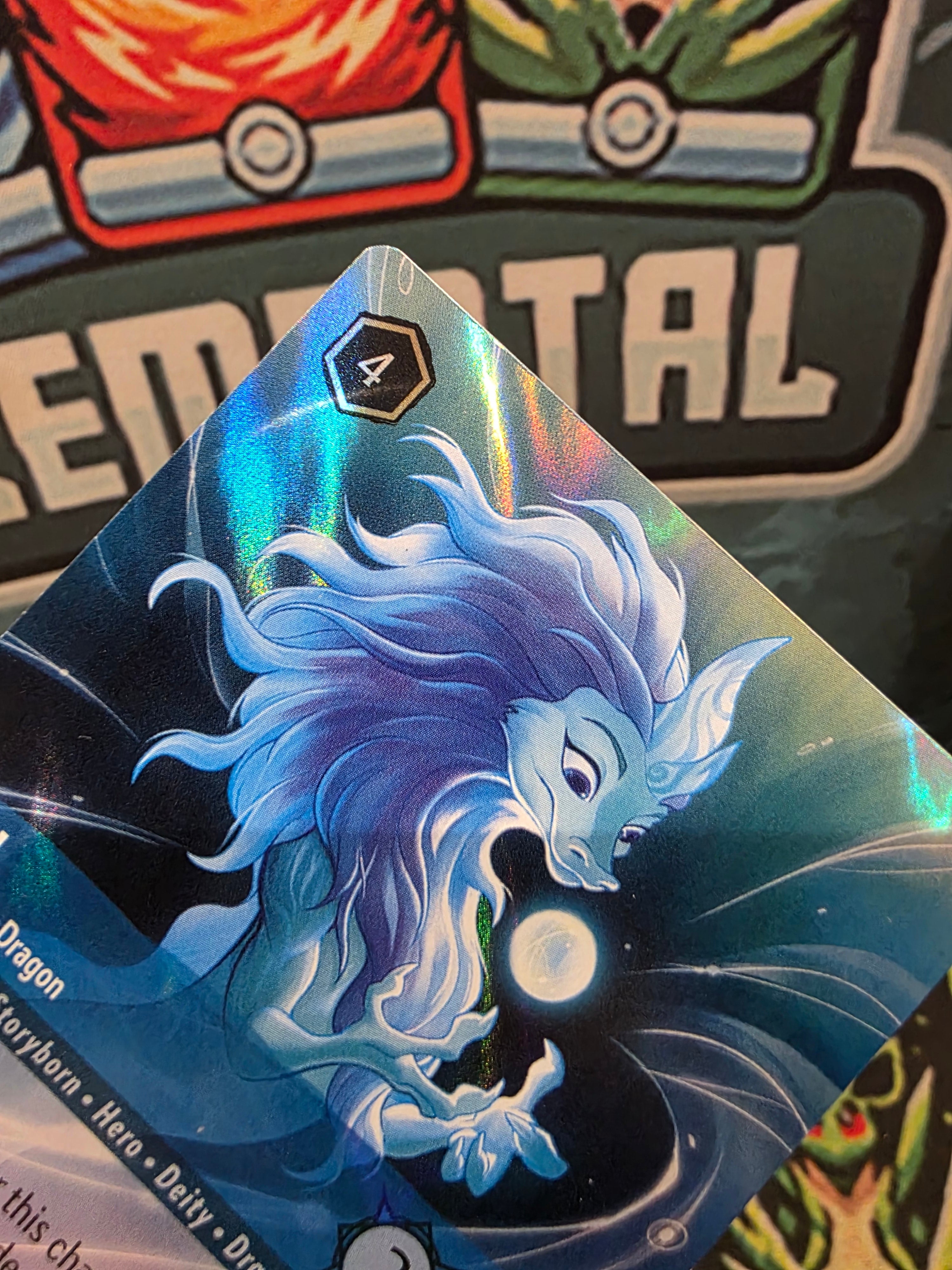 Sisu Divine Water Dragon Enchanted Rise of the Floodborn 214/204 NM