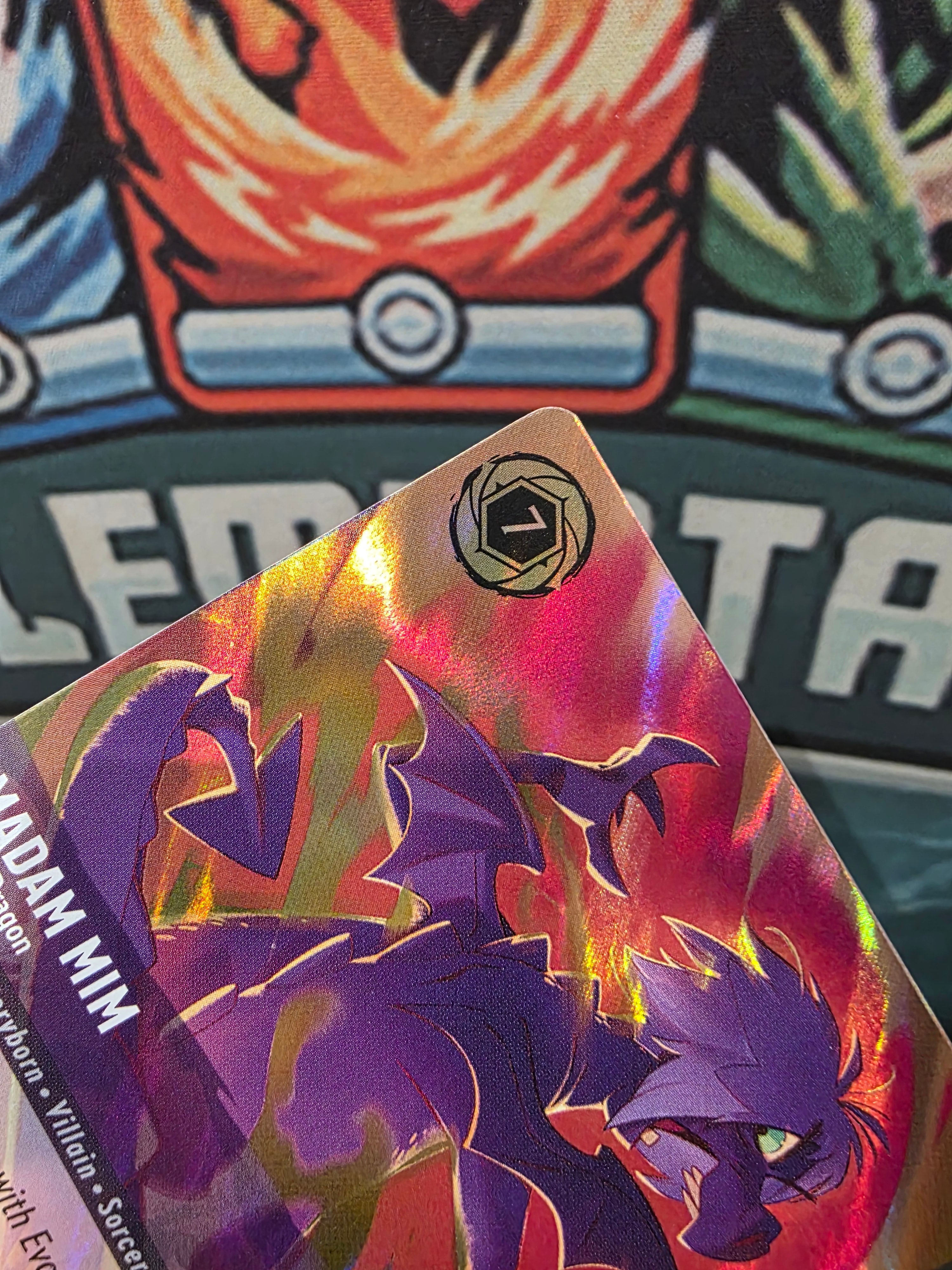 Madam Mim Purple Dragon Enchanted Rise of the Floodborn 208/204 LP