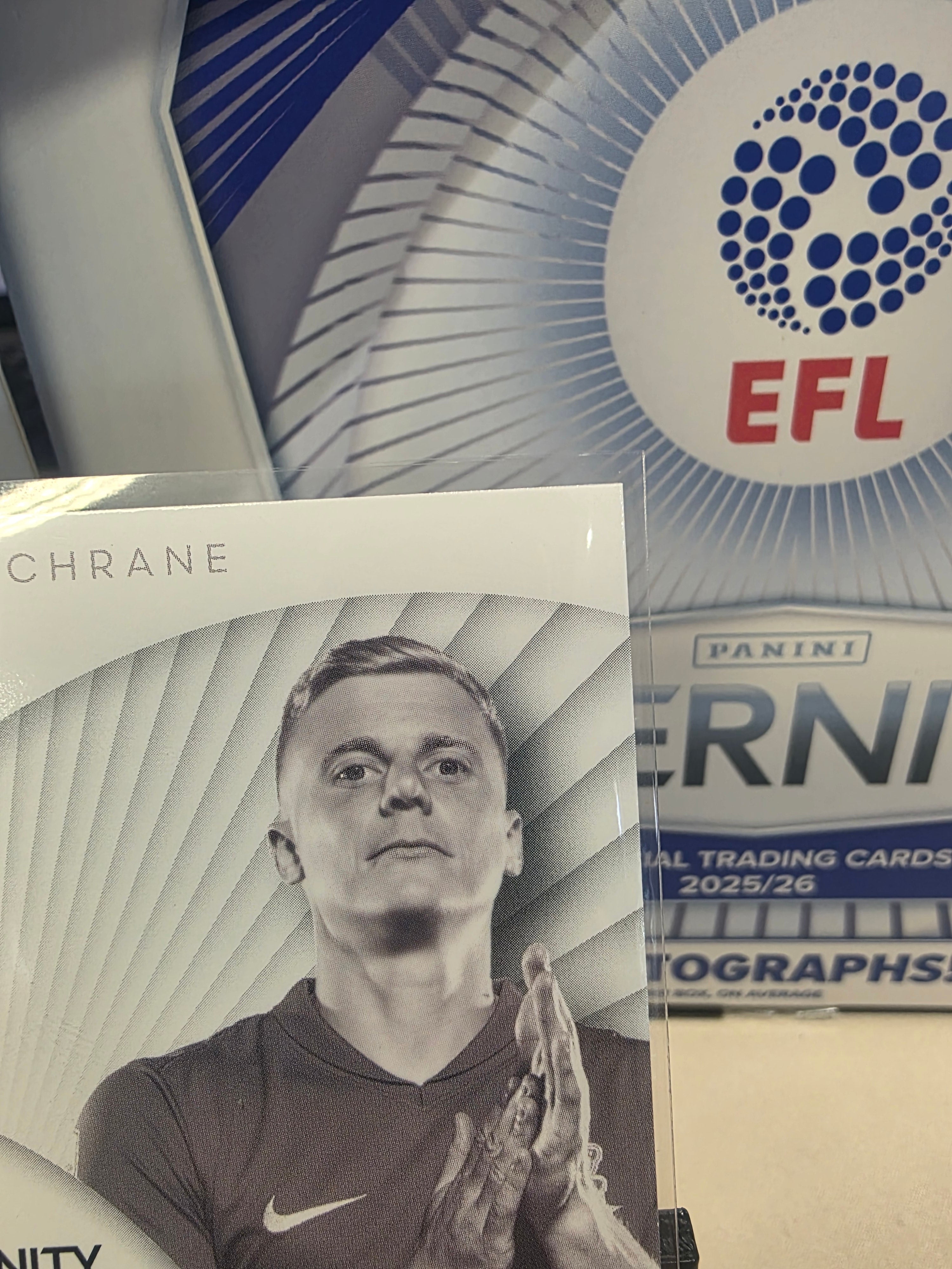 Panini: EFL Eternity Alex Cochrane 5/5 Bookend Gold Represent Birmingham FC