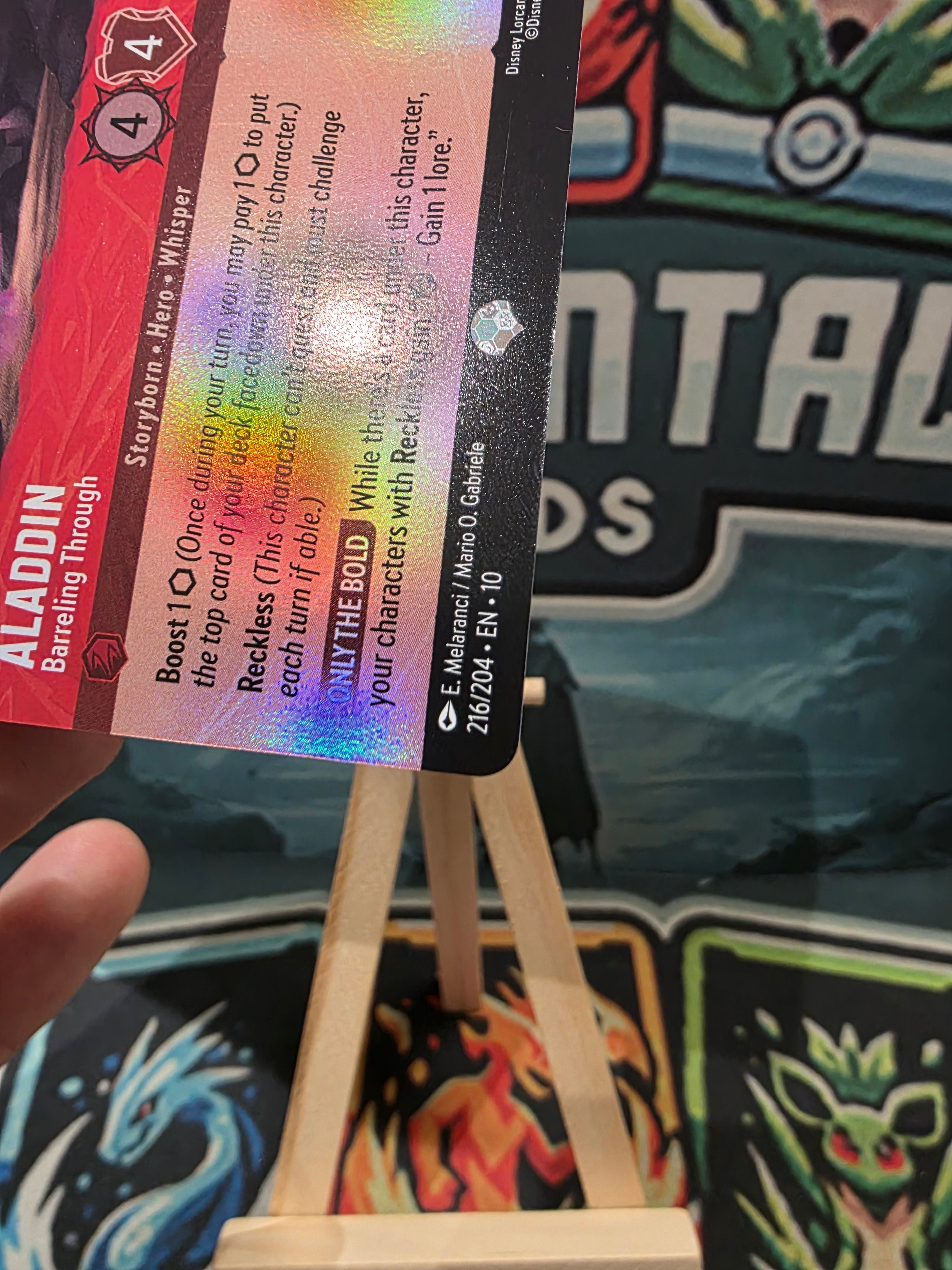 Aladdin Barreling Through Epic Whispers in the Well 216/204 NM