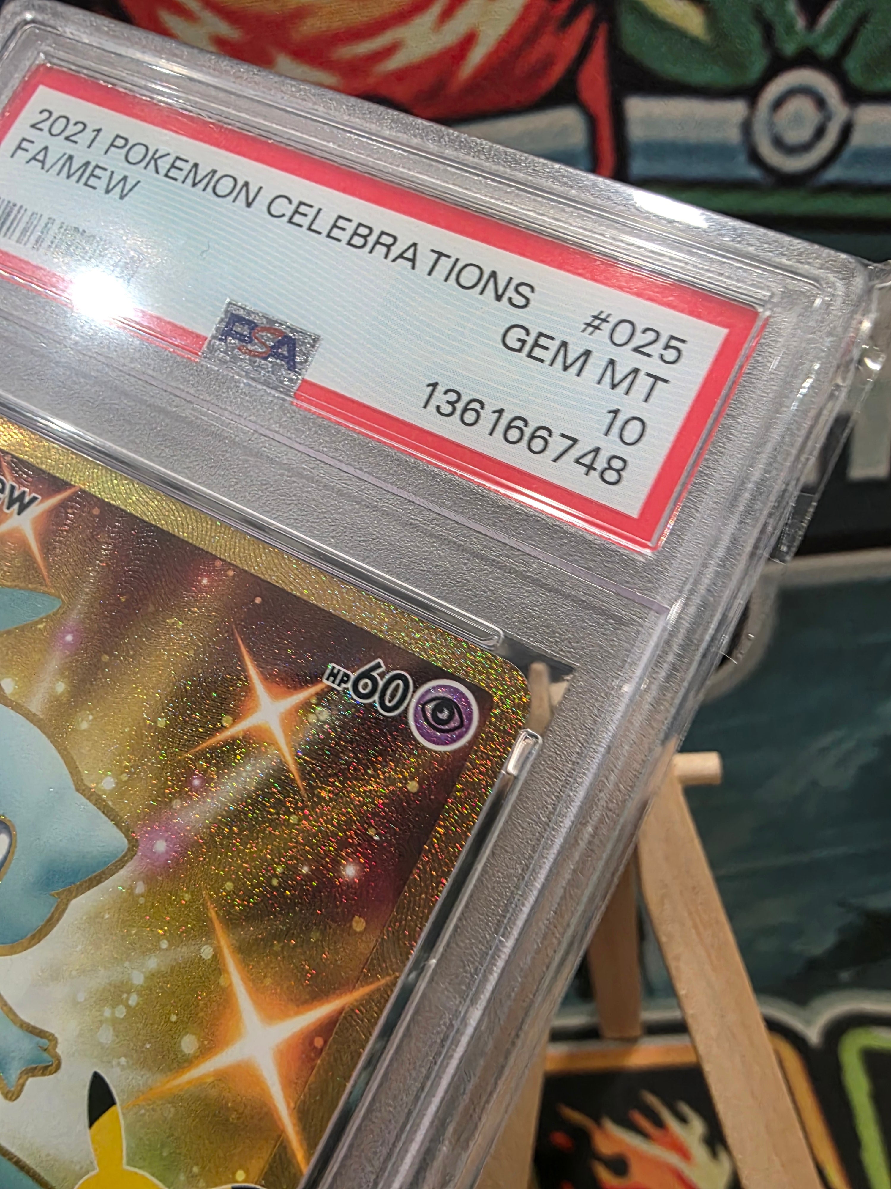 Mew Full Art Celebrations 2021 025/025 PSA 10 Gem Mint