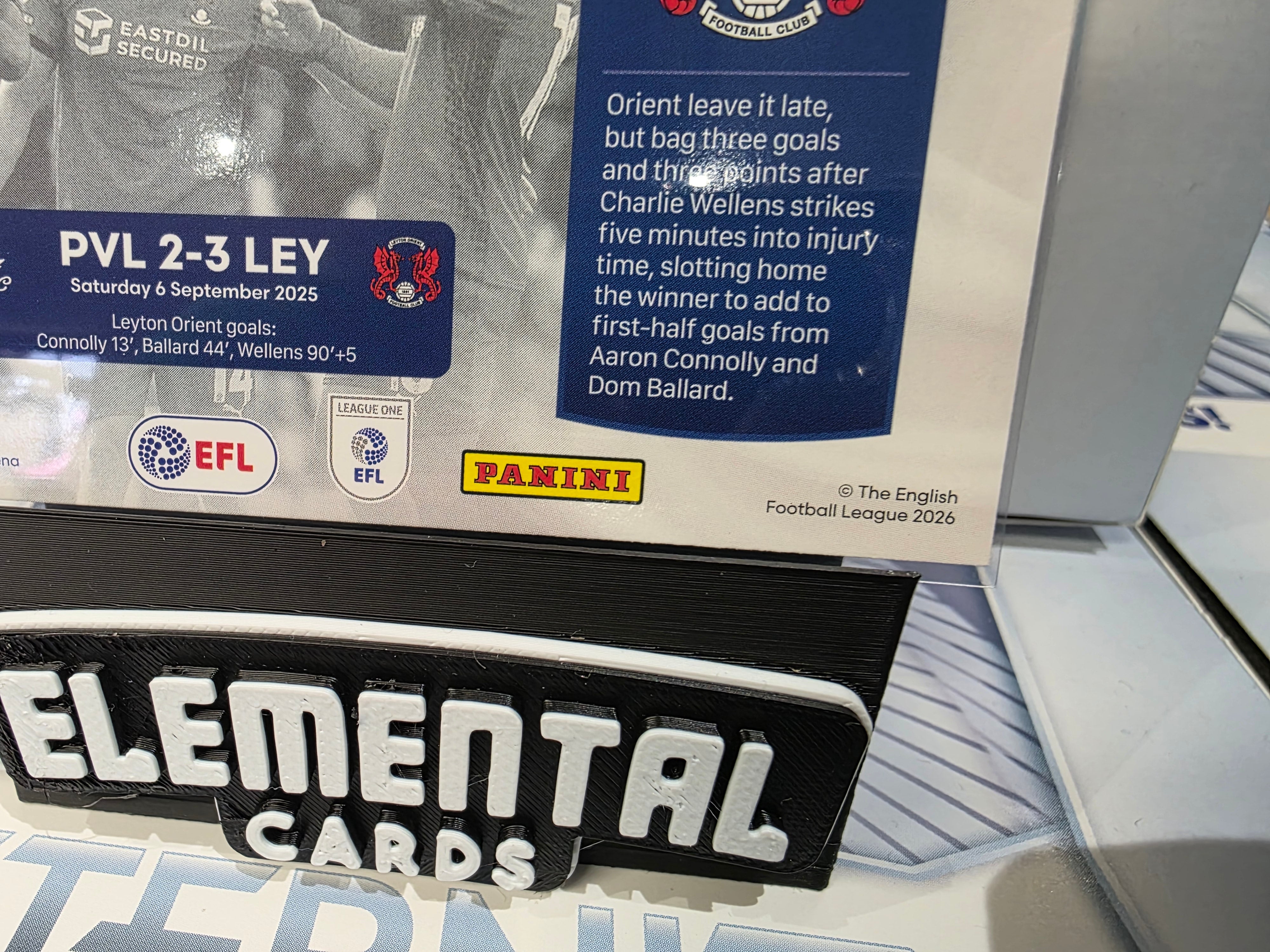 Panini: EFL Eternity Leyton Orient FC For The Team 18/50