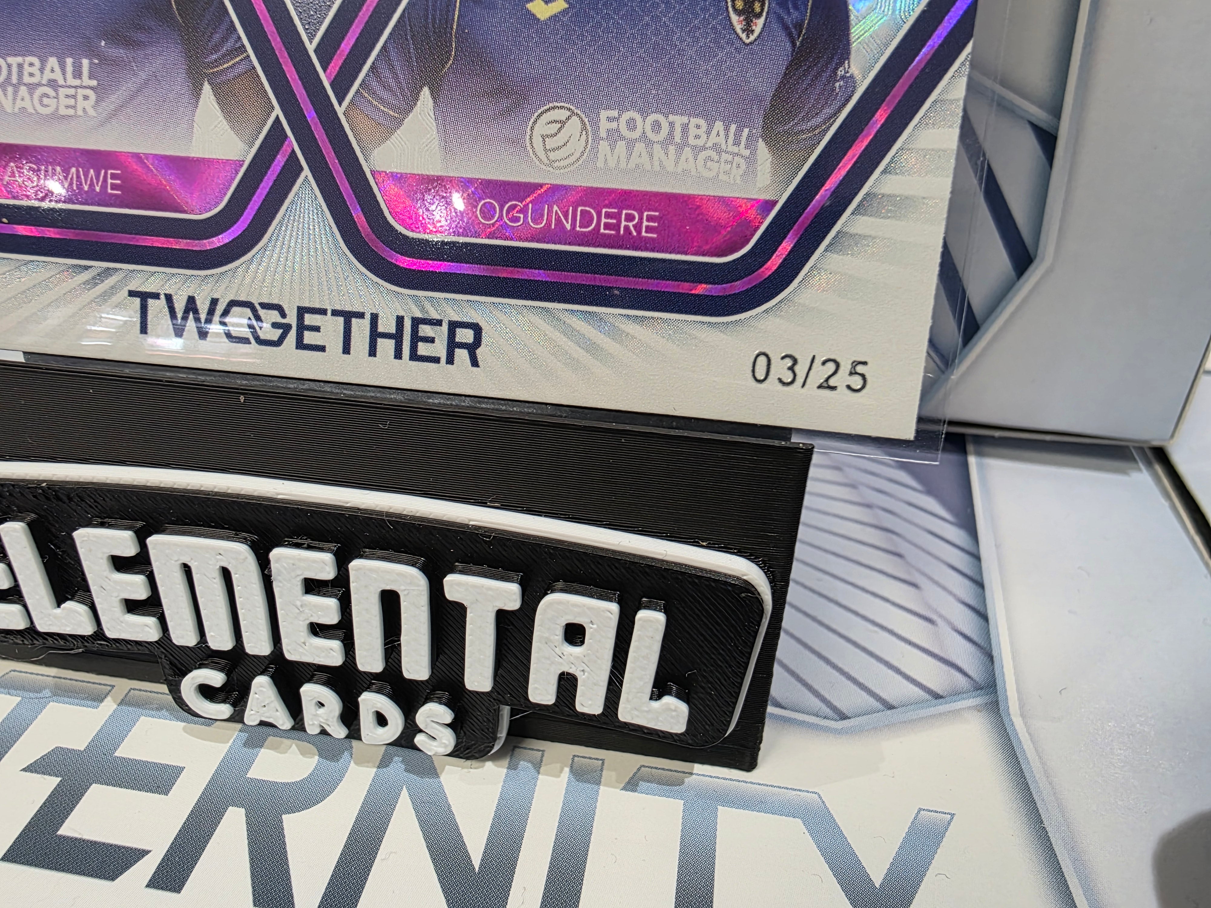 Panini: EFL Eternity Asiimwe / Ogundere 03/25 Wimbledon AFC Twogether