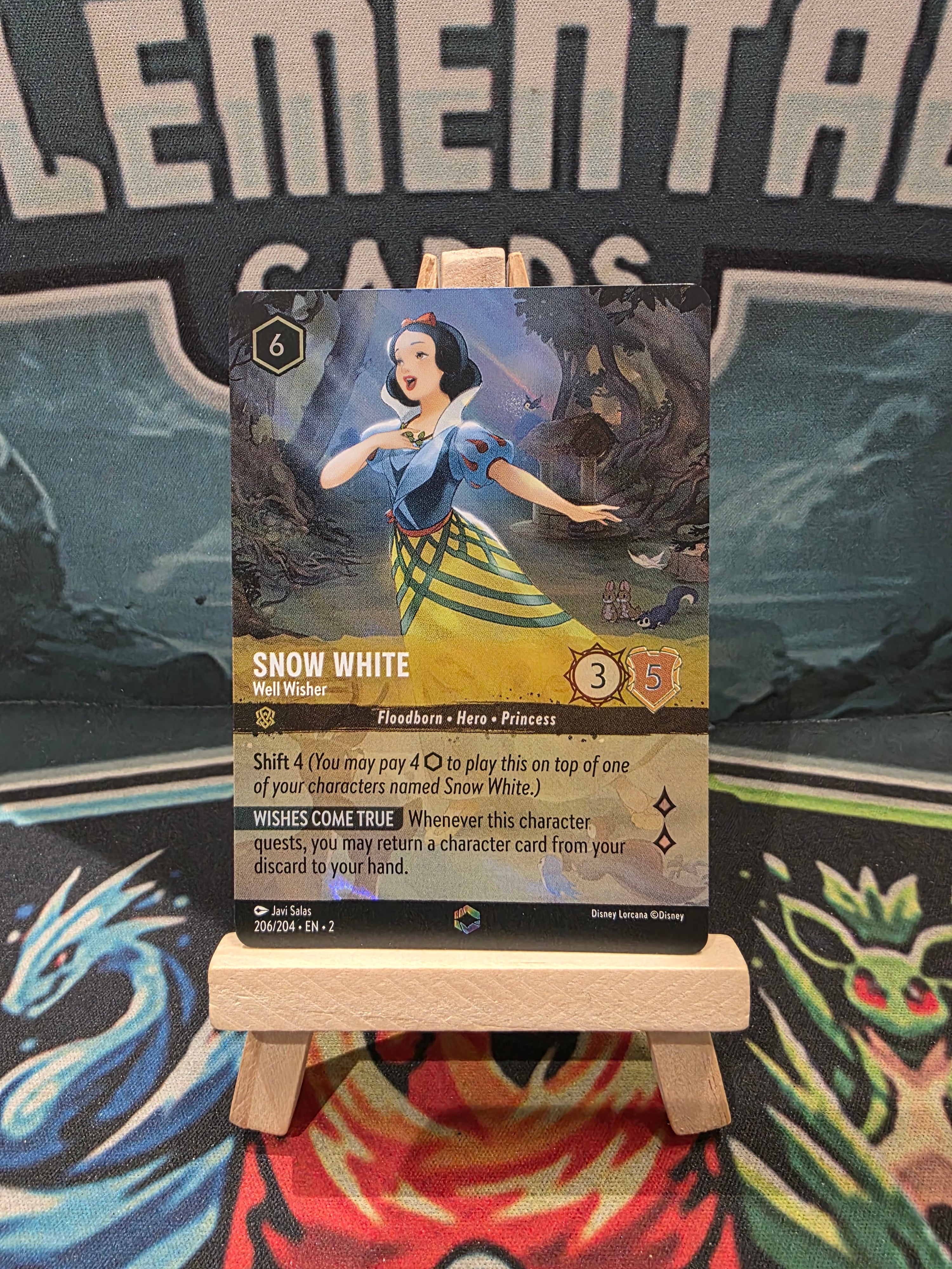 Snow White Well Wisher Enchanted Rise of the Floodborn 206/204 NM