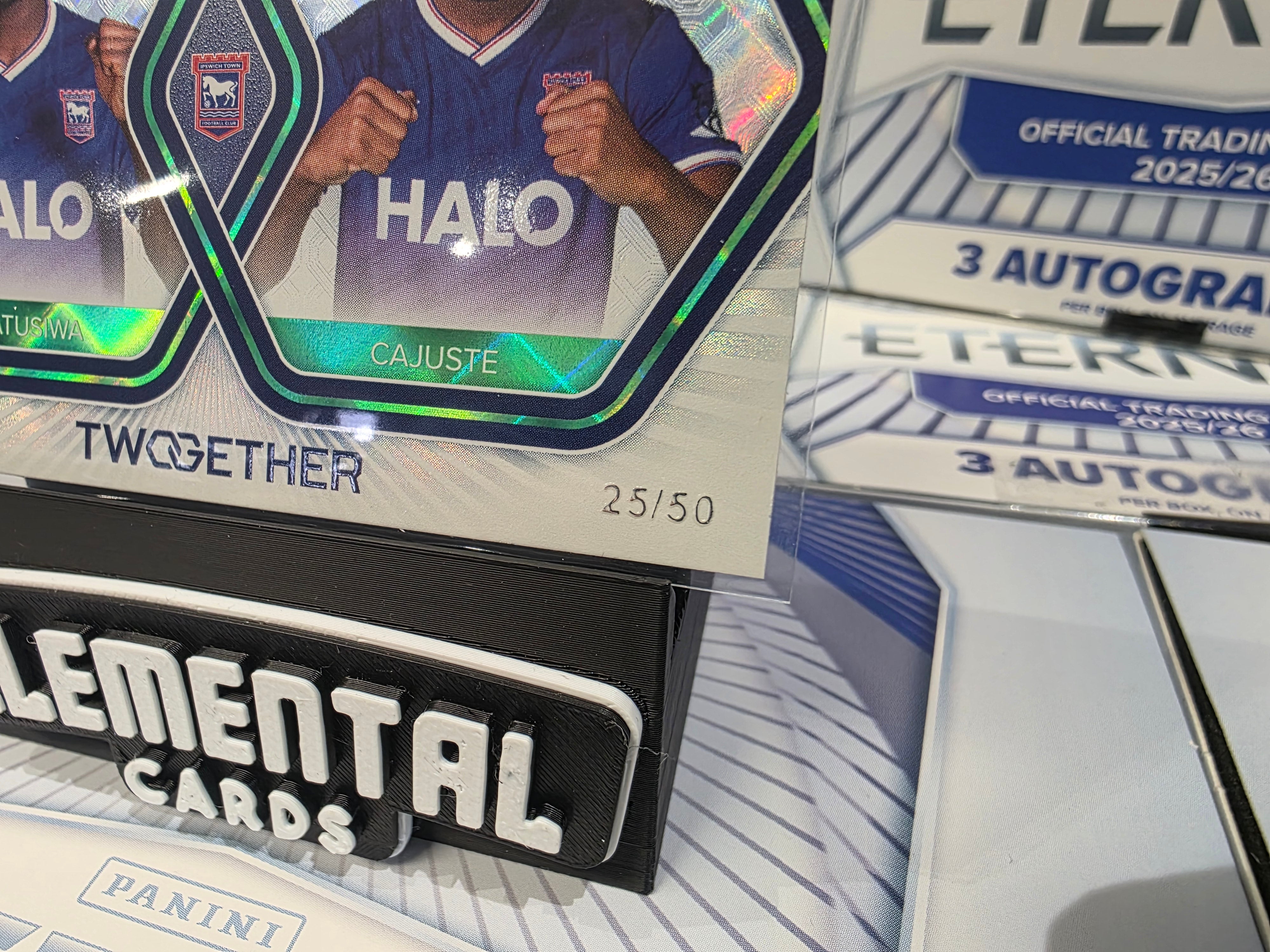 Panini: EFL Eternity Matusiwa/Cajuste 25/50 Twogether Dual Ipswich Town FC
