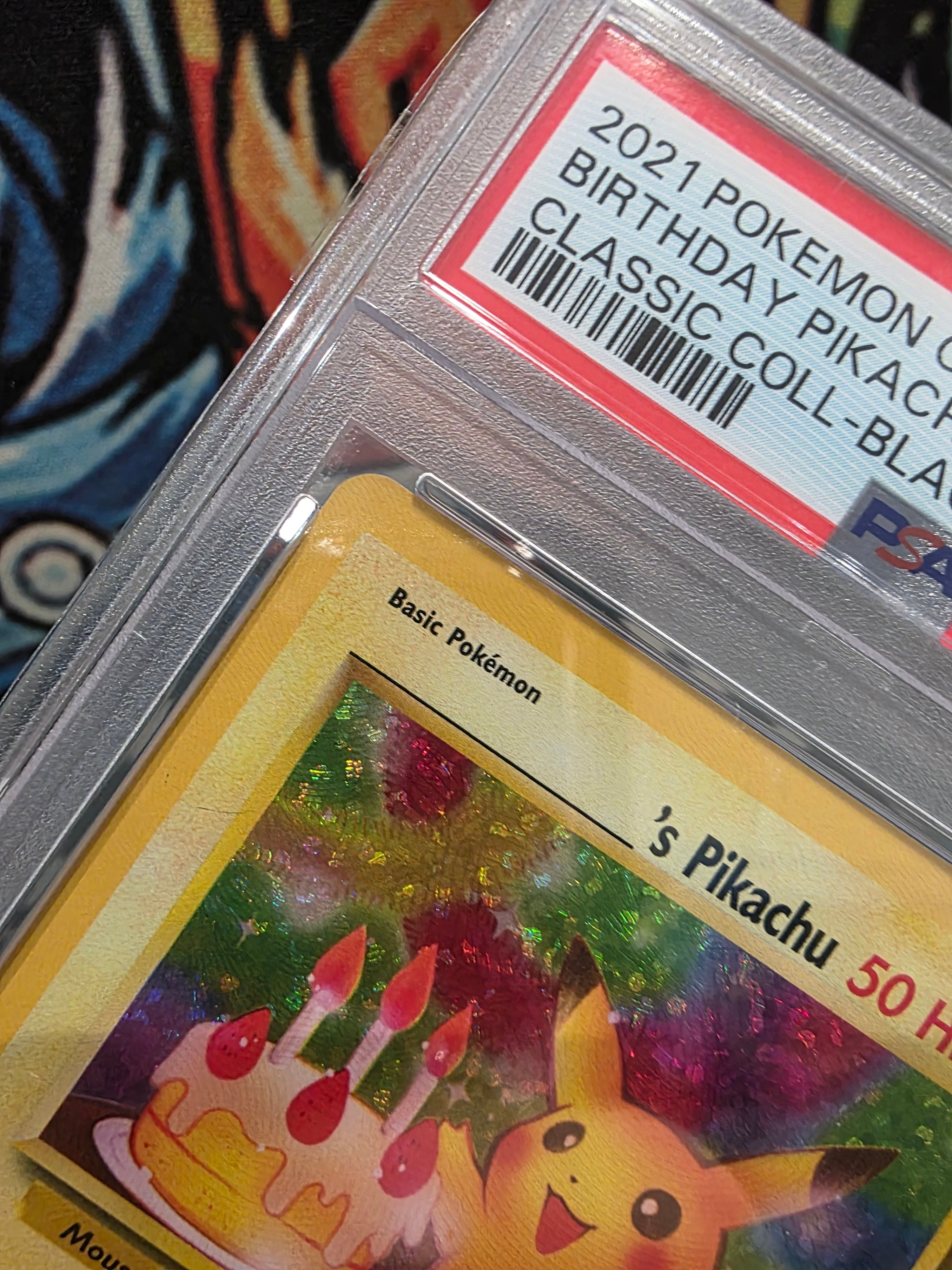 Birthday Pikachu Celebrations Classic Collection Black Star Promo 24 PSA 10