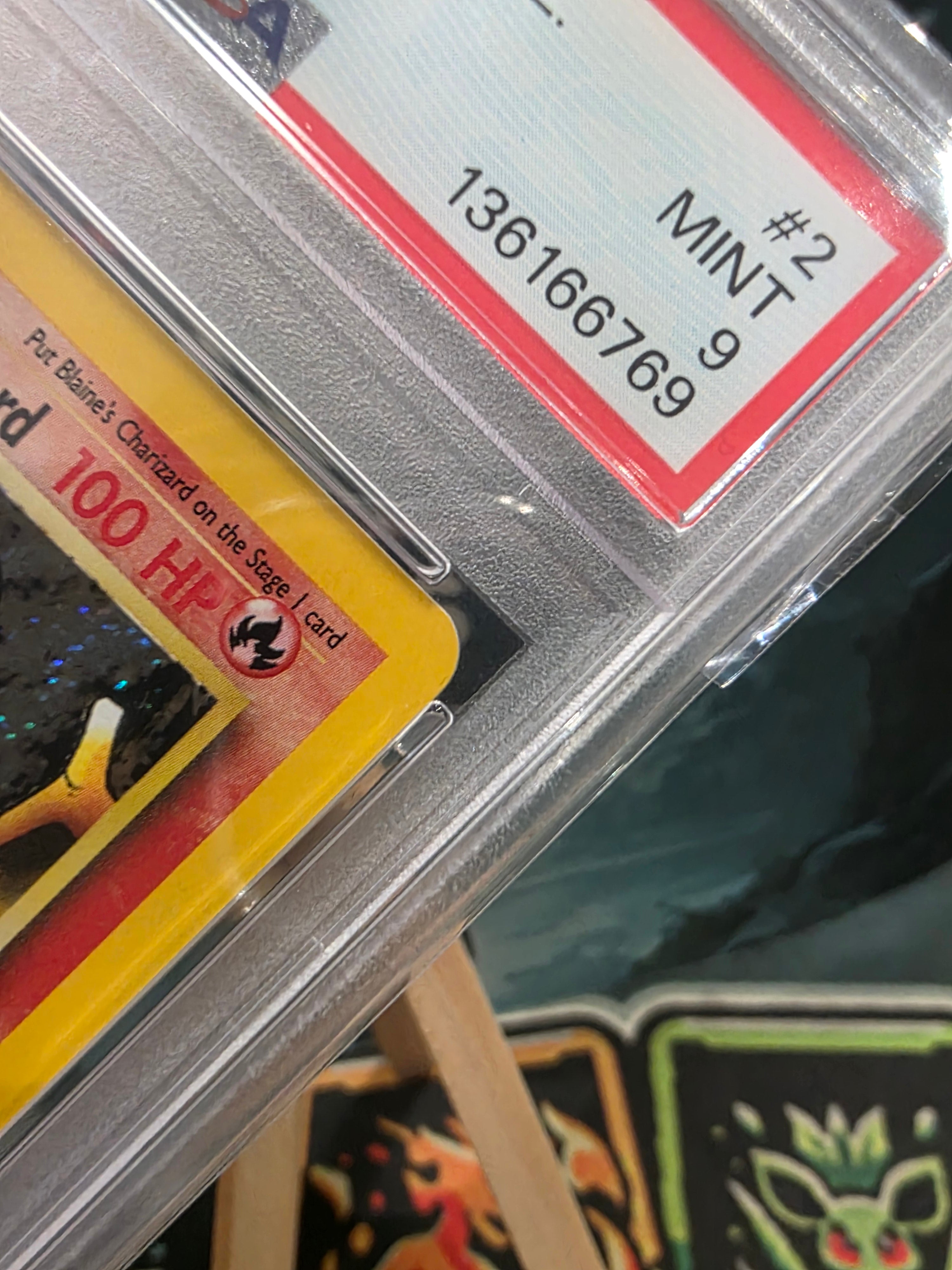 Blaine's Charizard Holo 2/132 1st Edition Gym Challenge 2000 PSA 9