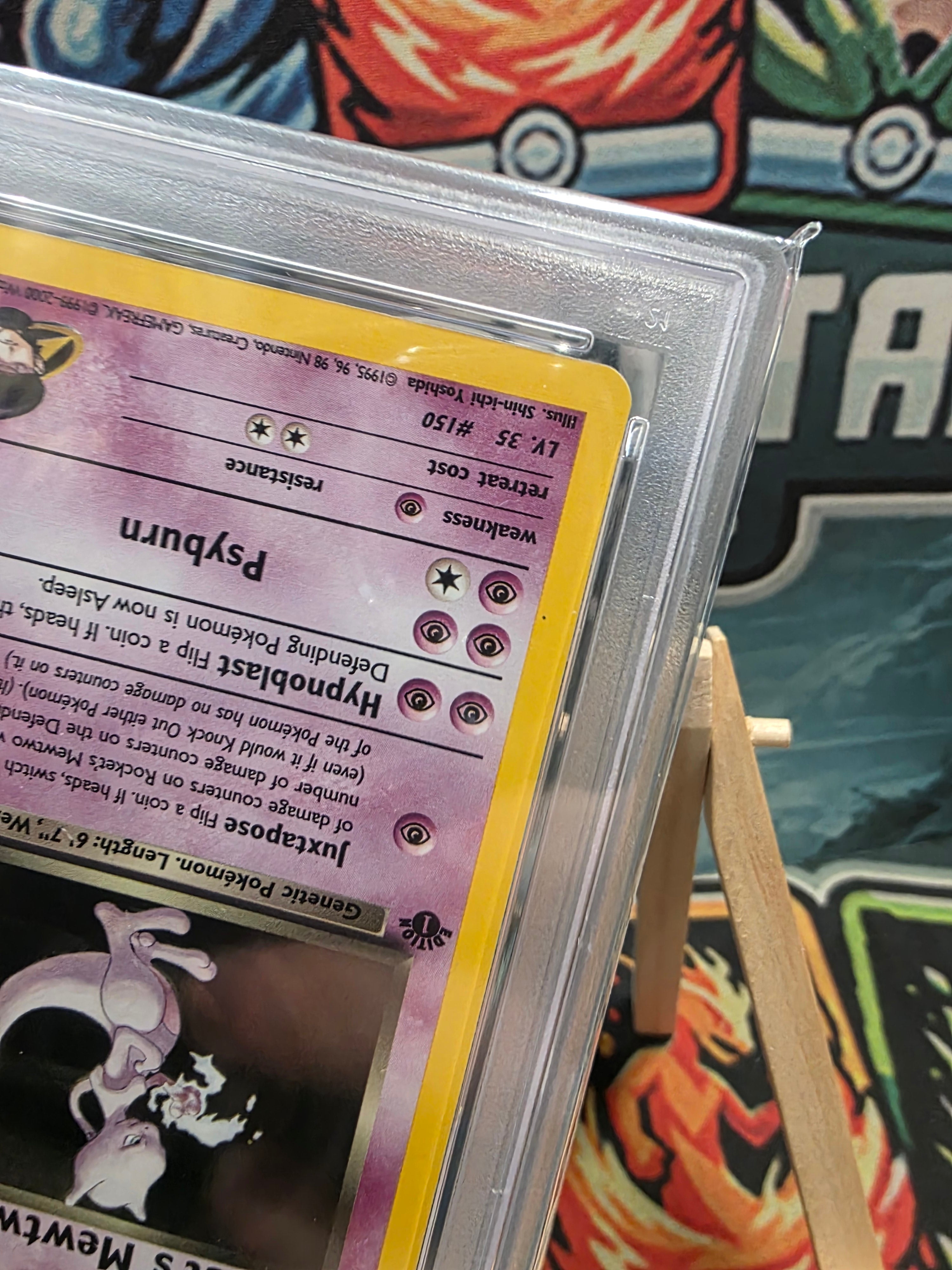 Rocket's Mewtwo 1st Edition 14/132 Gym Challenge 2000 PSA 9