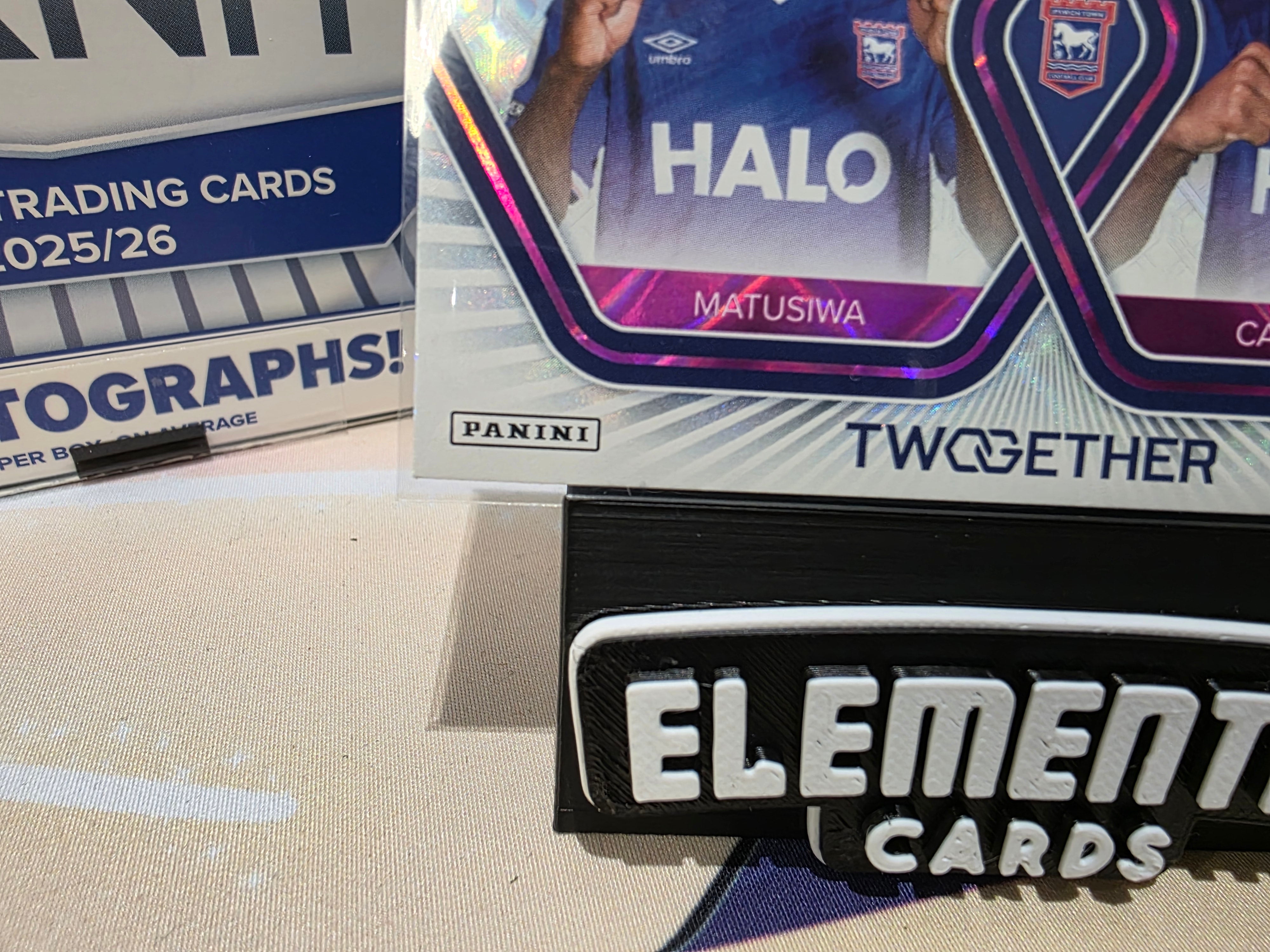 Panini: EFL Eternity Matusiwa Cajuste 22/25 Ipswich Town FC Twogether