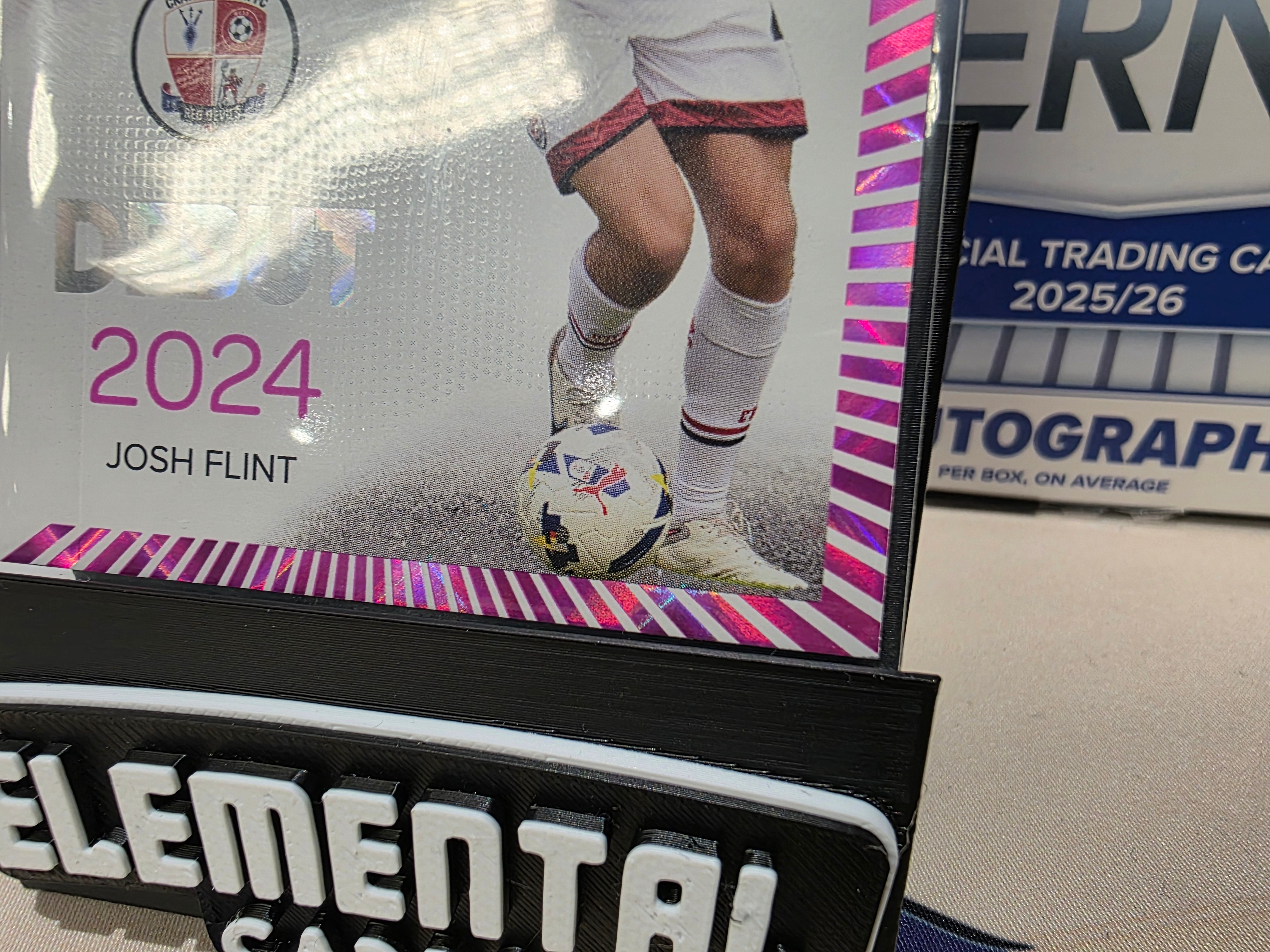 Panini: EFL Eternity Josh Flint 15/25 Debut Crawley Town 2024 Magneta Hit