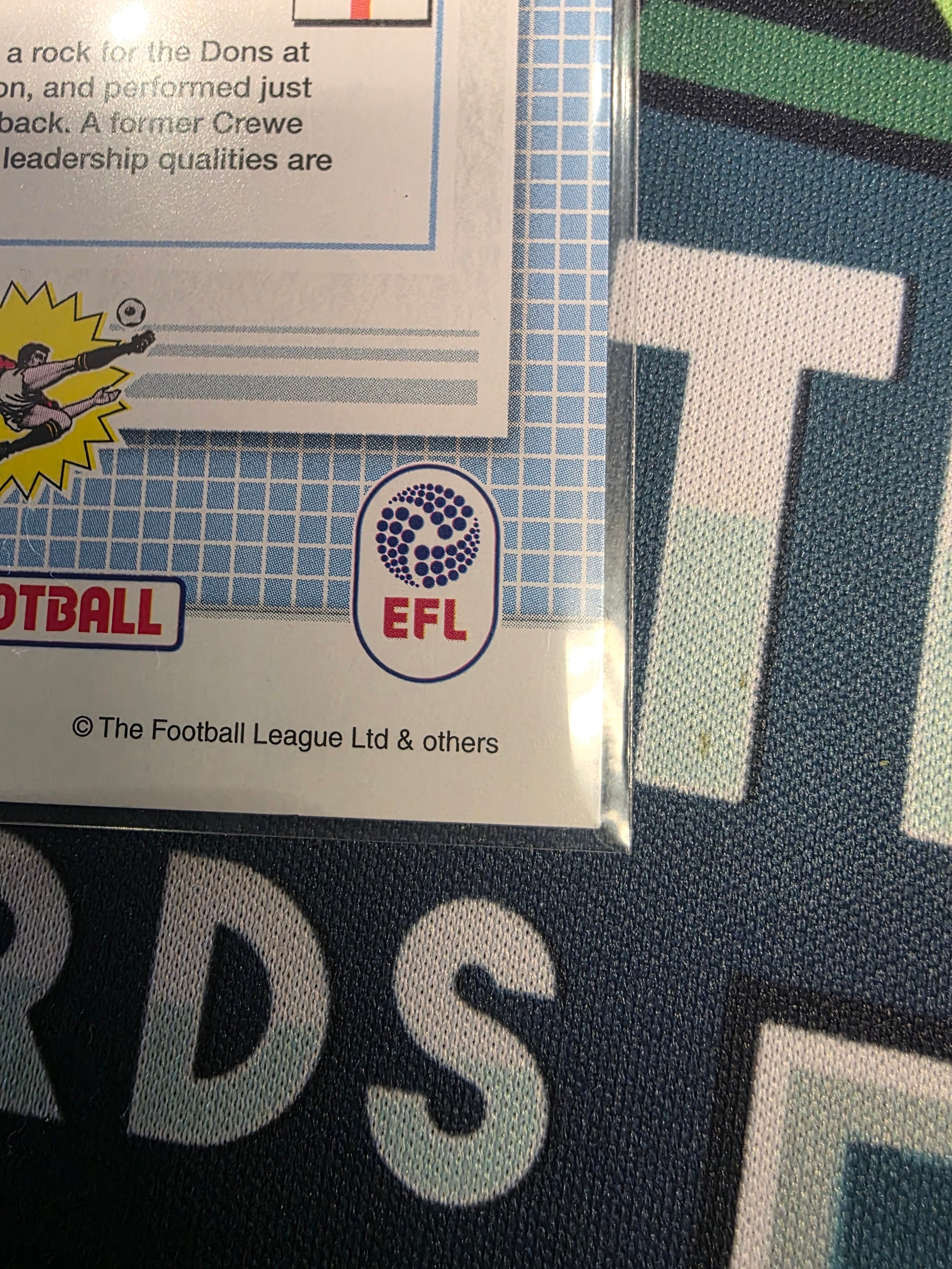 Luke Offord MK Dons Panini's Football EFL 1/1 NM BAS-65