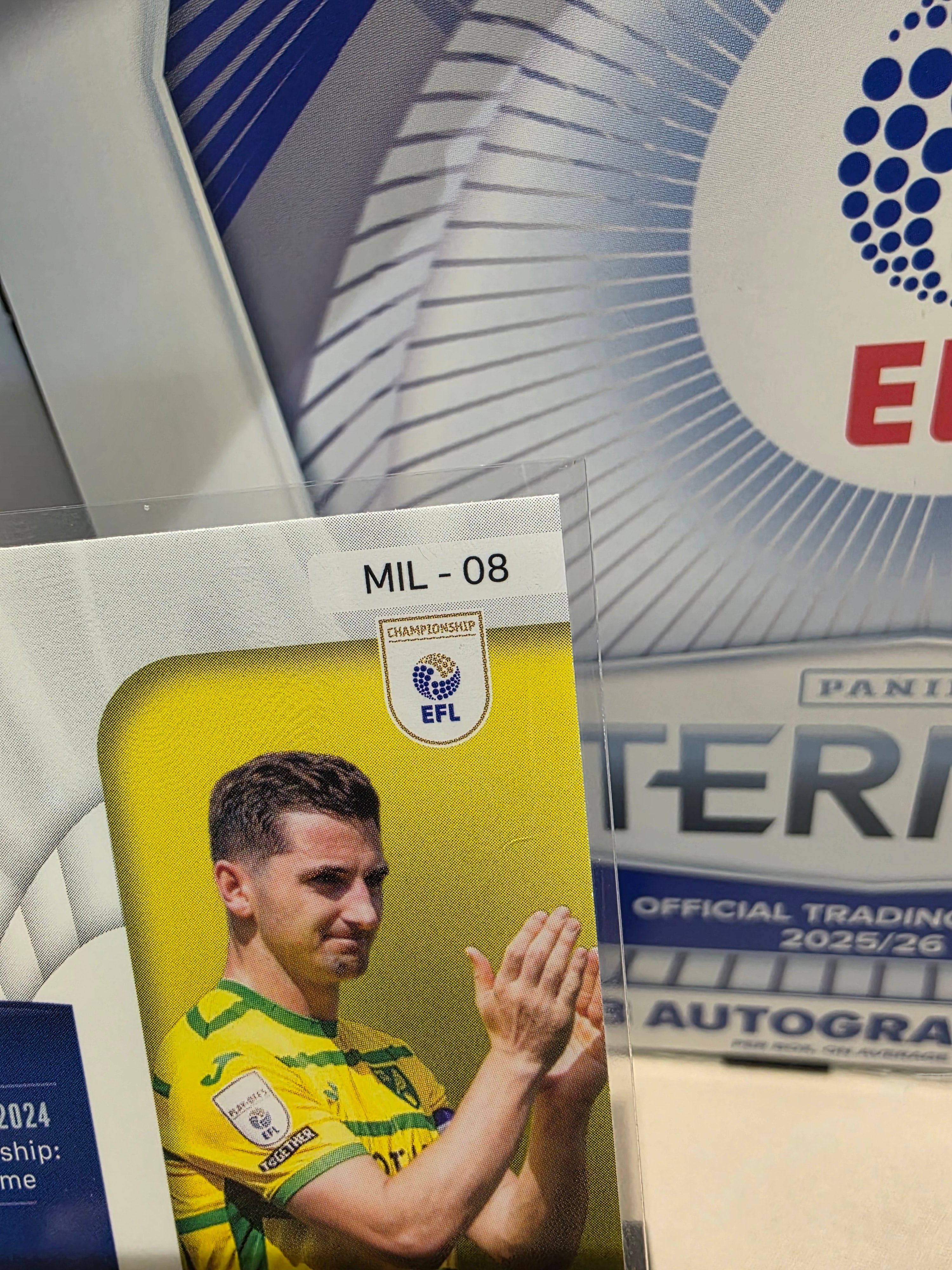 Panini: EFL Eternity Kenny McLean 10/25 Milestone Norwich City FC