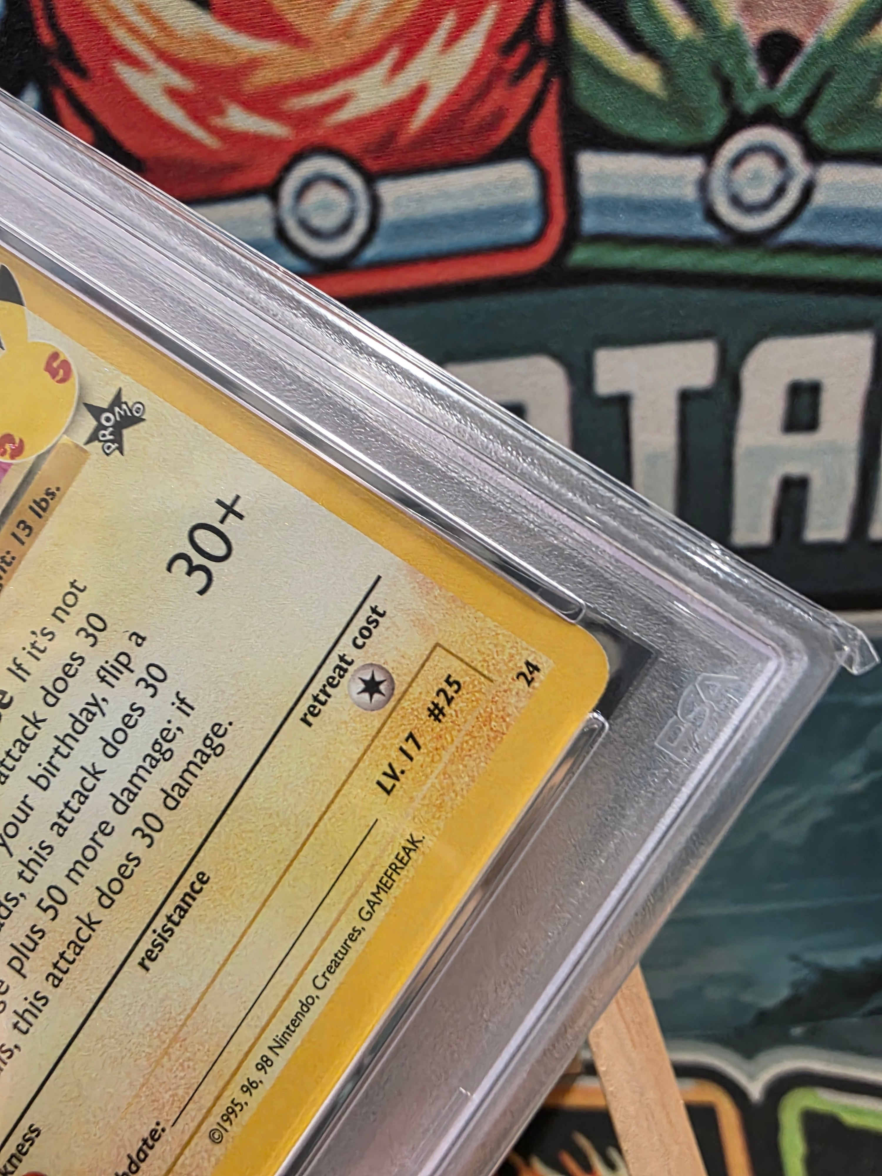 Birthday Pikachu Celebrations Classic Collection Black Star Promo 24 PSA 10