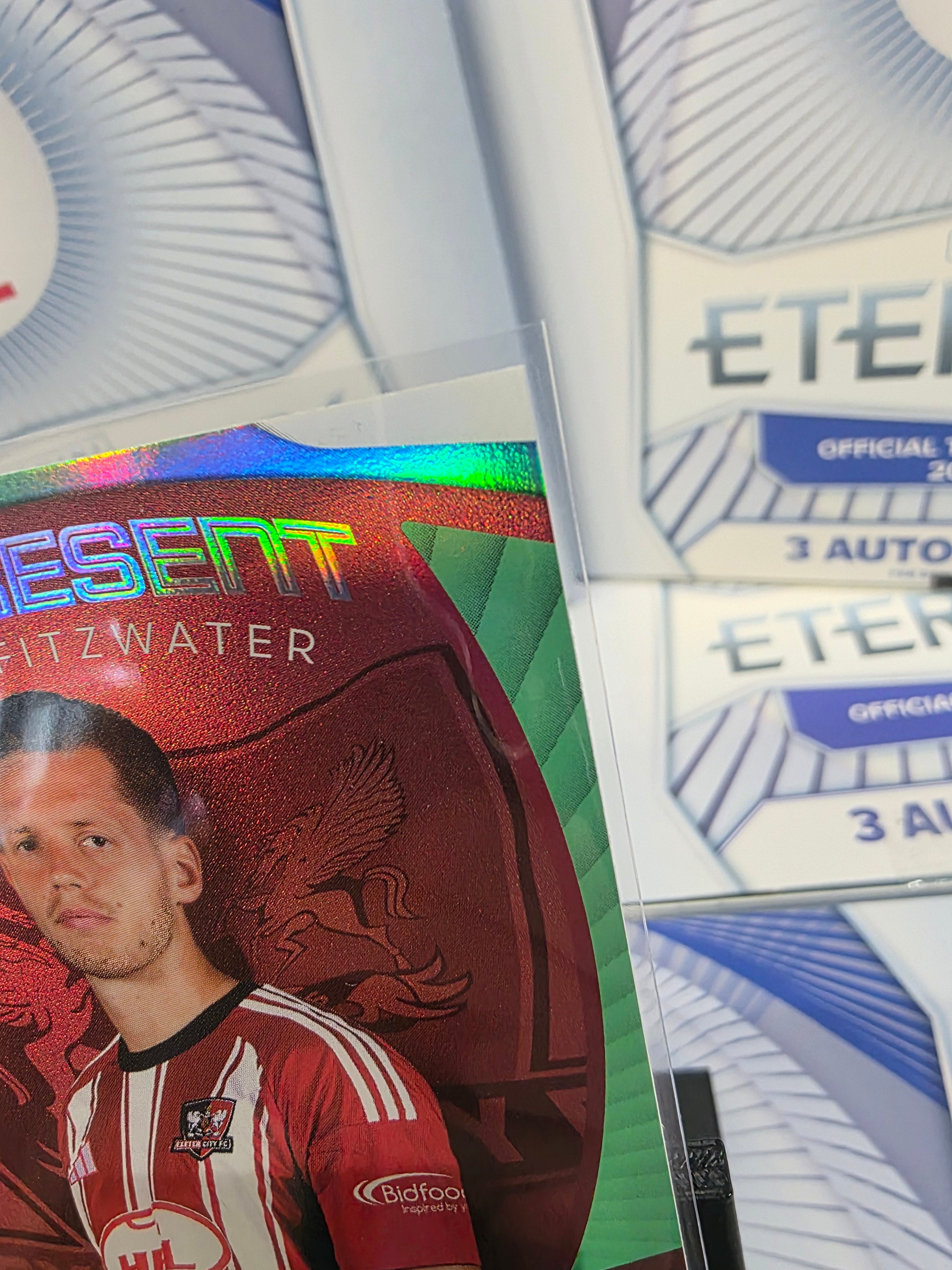 Panini: EFL Eternity Jack Fitzwater 25/50 Exeter CITY FC Represent