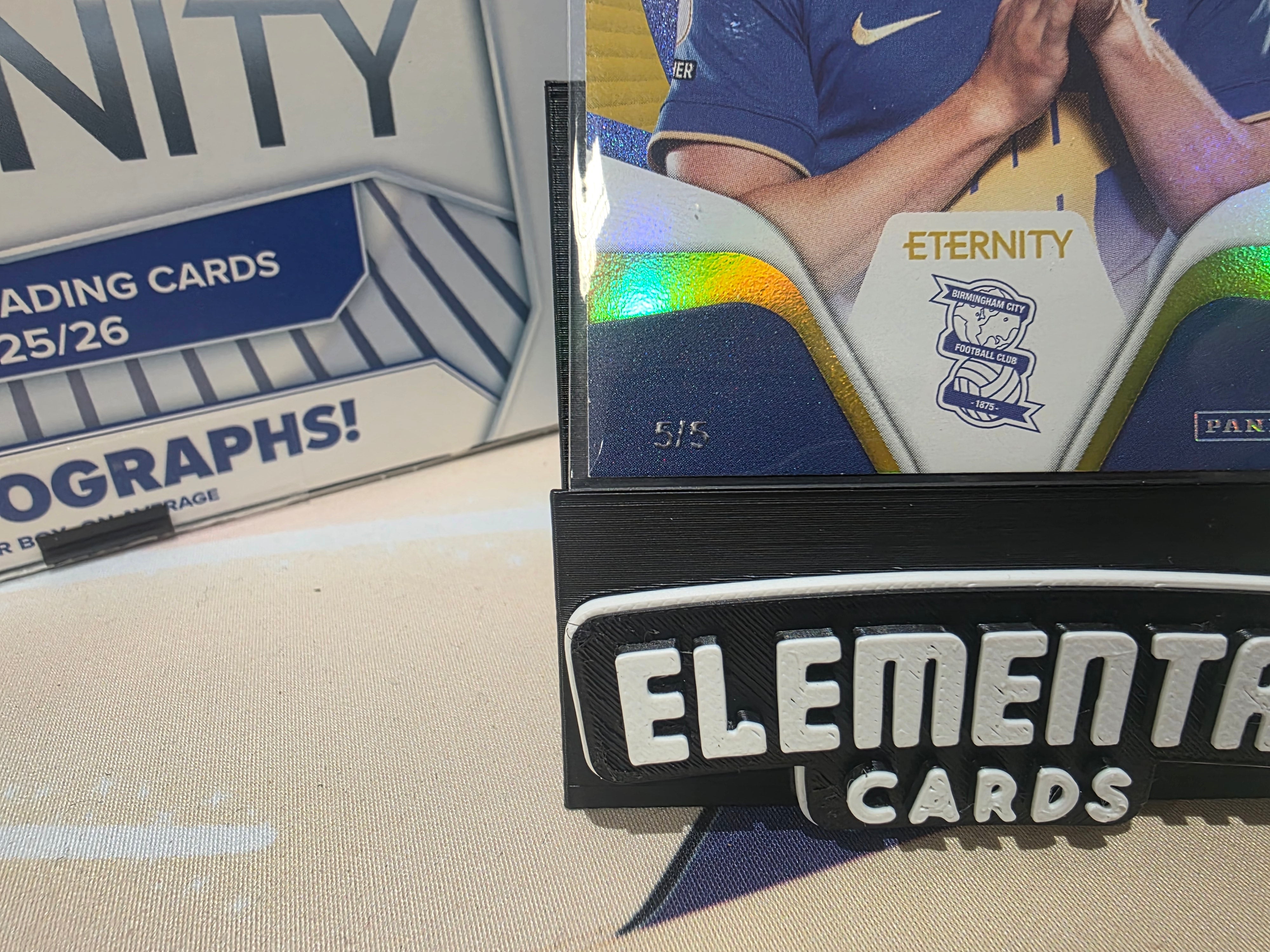 Panini: EFL Eternity Alex Cochrane 5/5 Bookend Gold Represent Birmingham FC
