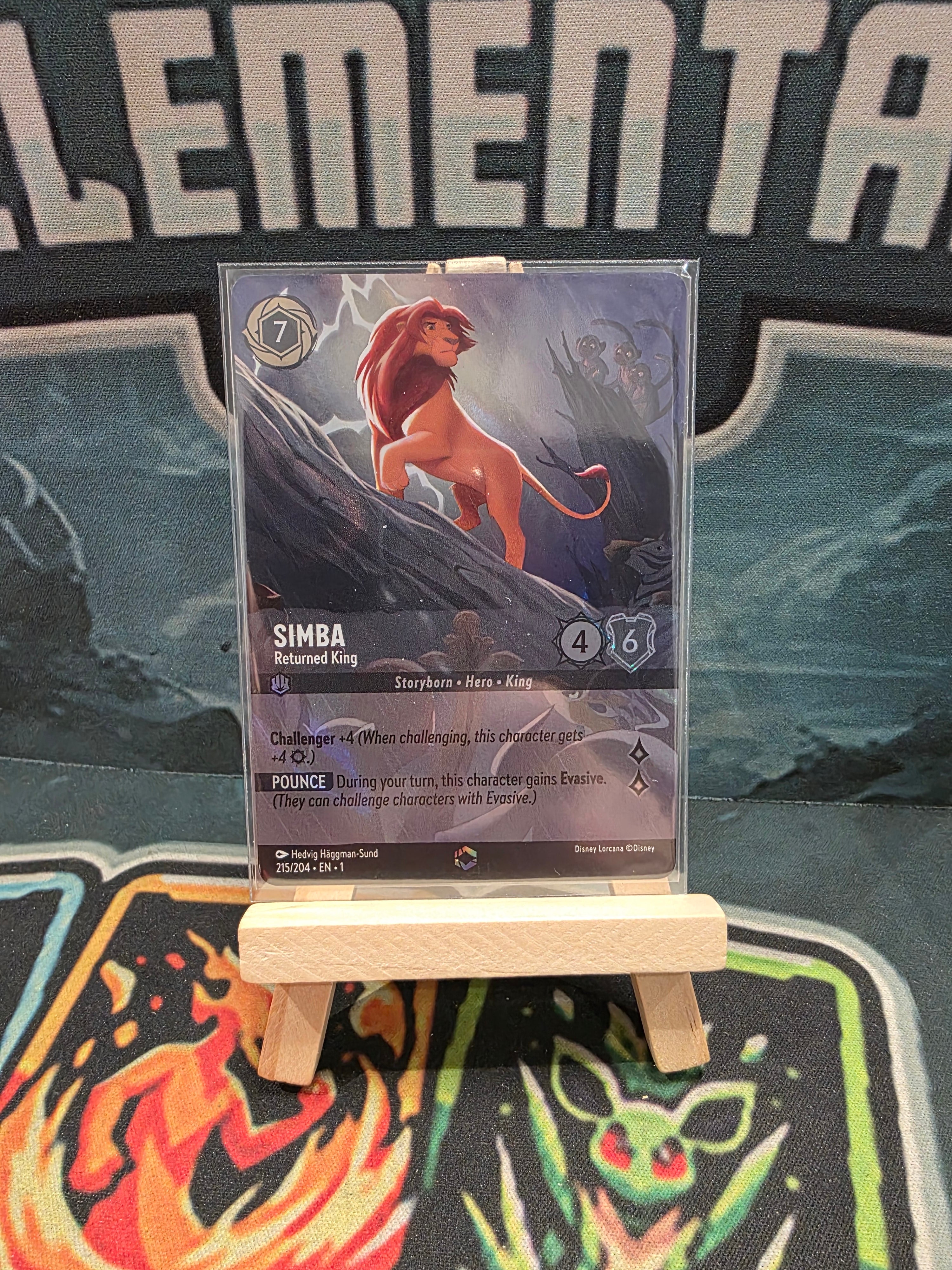 Simba Returned King The First Chapter Enchanted Lorcana 215/204 NM