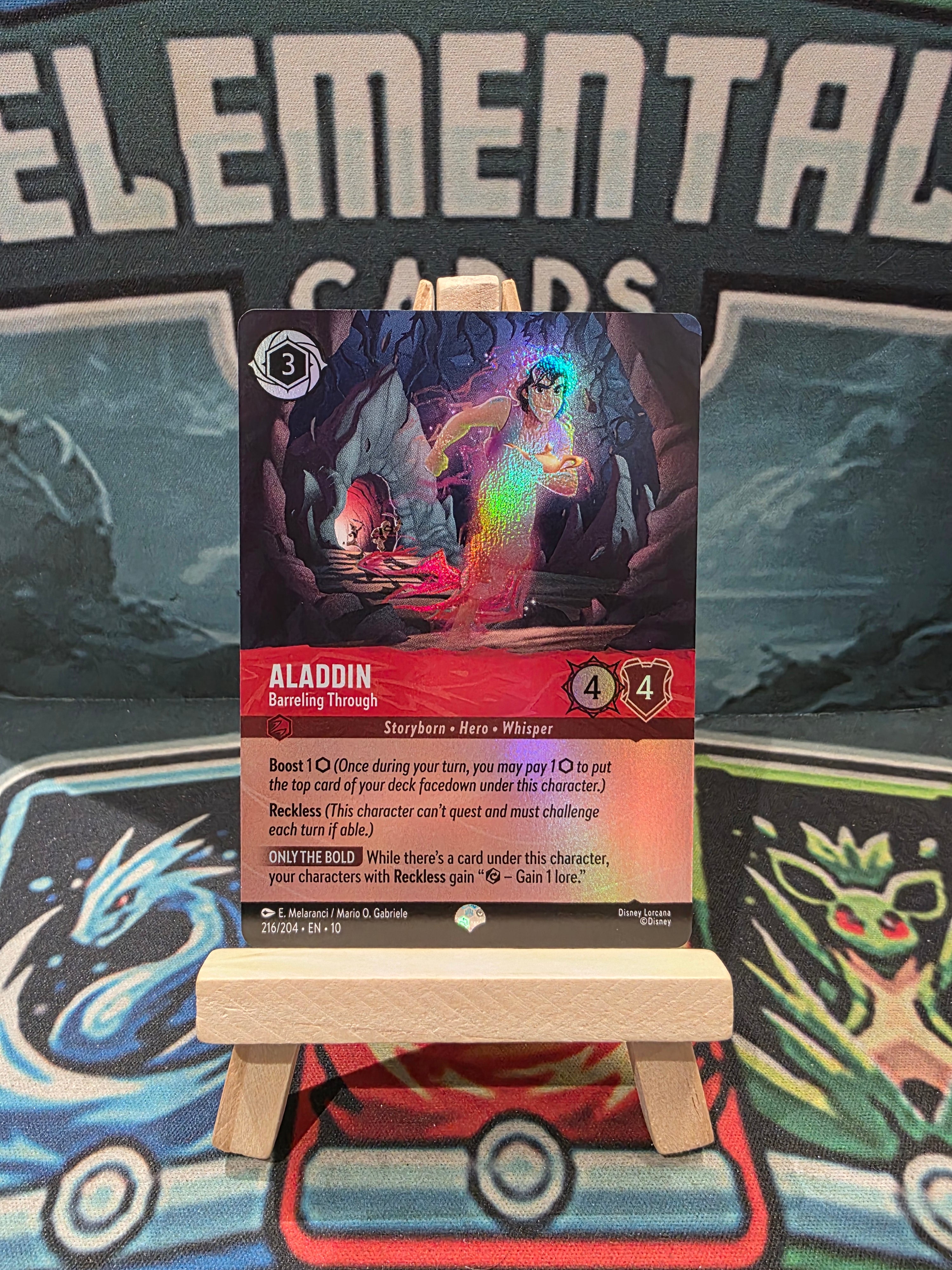 Aladdin Barreling Through Epic Whispers in the Well 216/204 NM