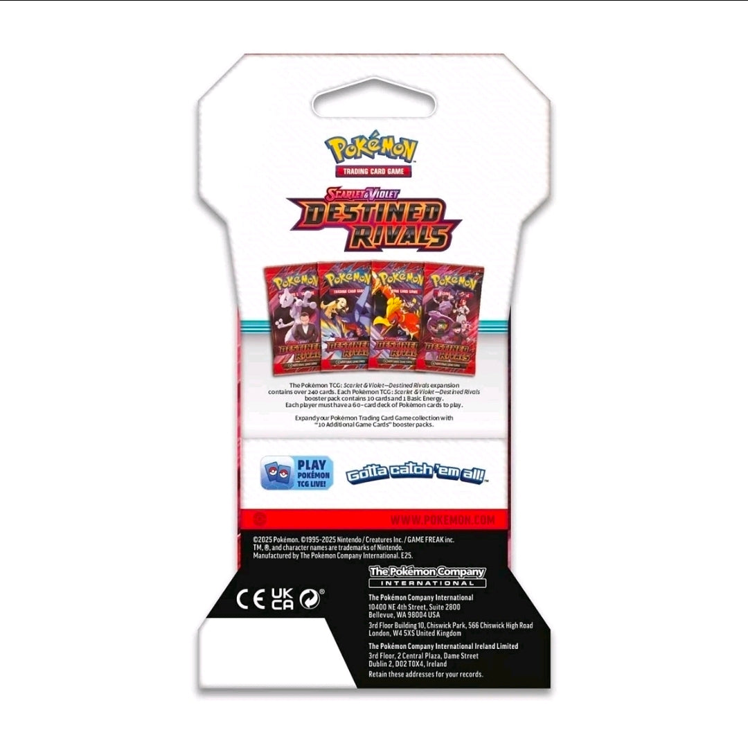 Pokemon TCG: Destined Rivals Booster Pack (Sleeved)