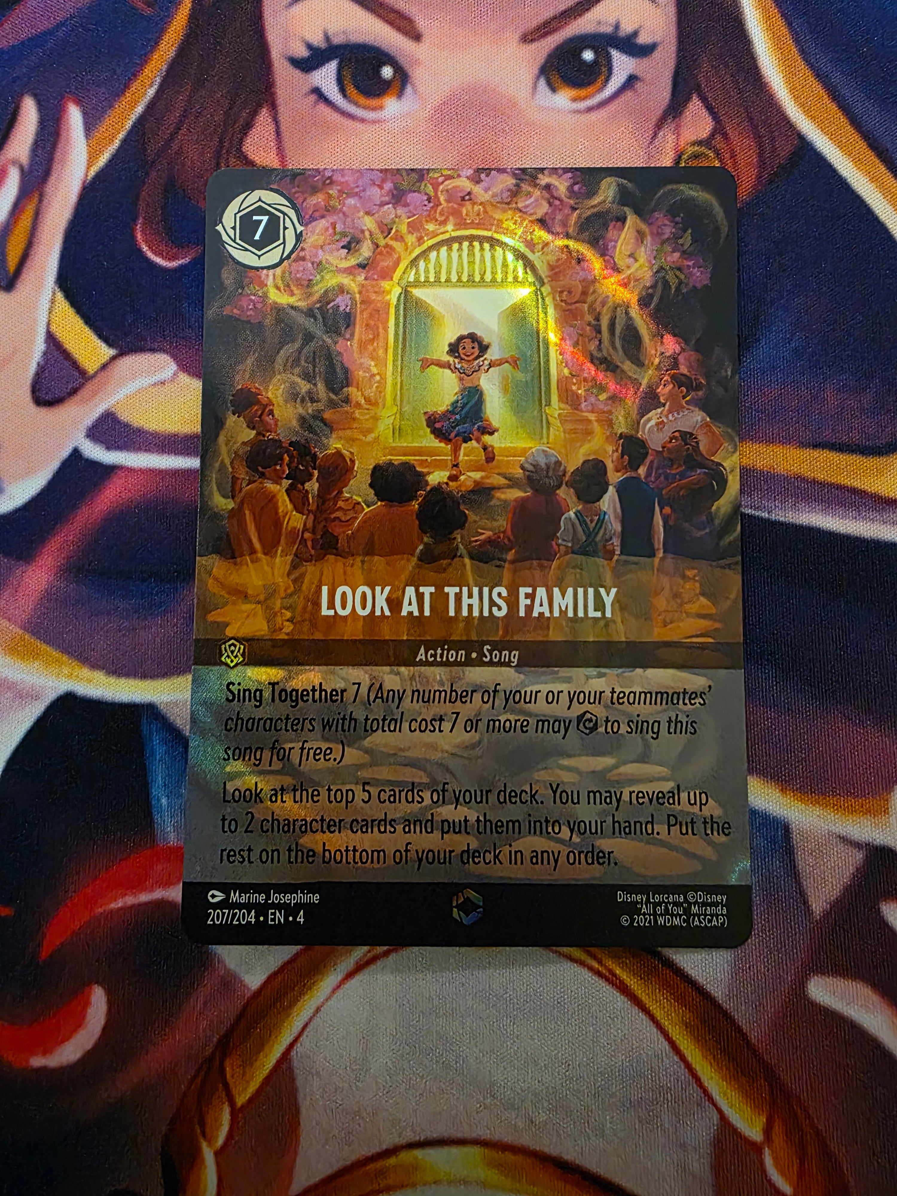 Look At This Family Ursula's Return Enchanted Encanto Lorcana NM 207/204