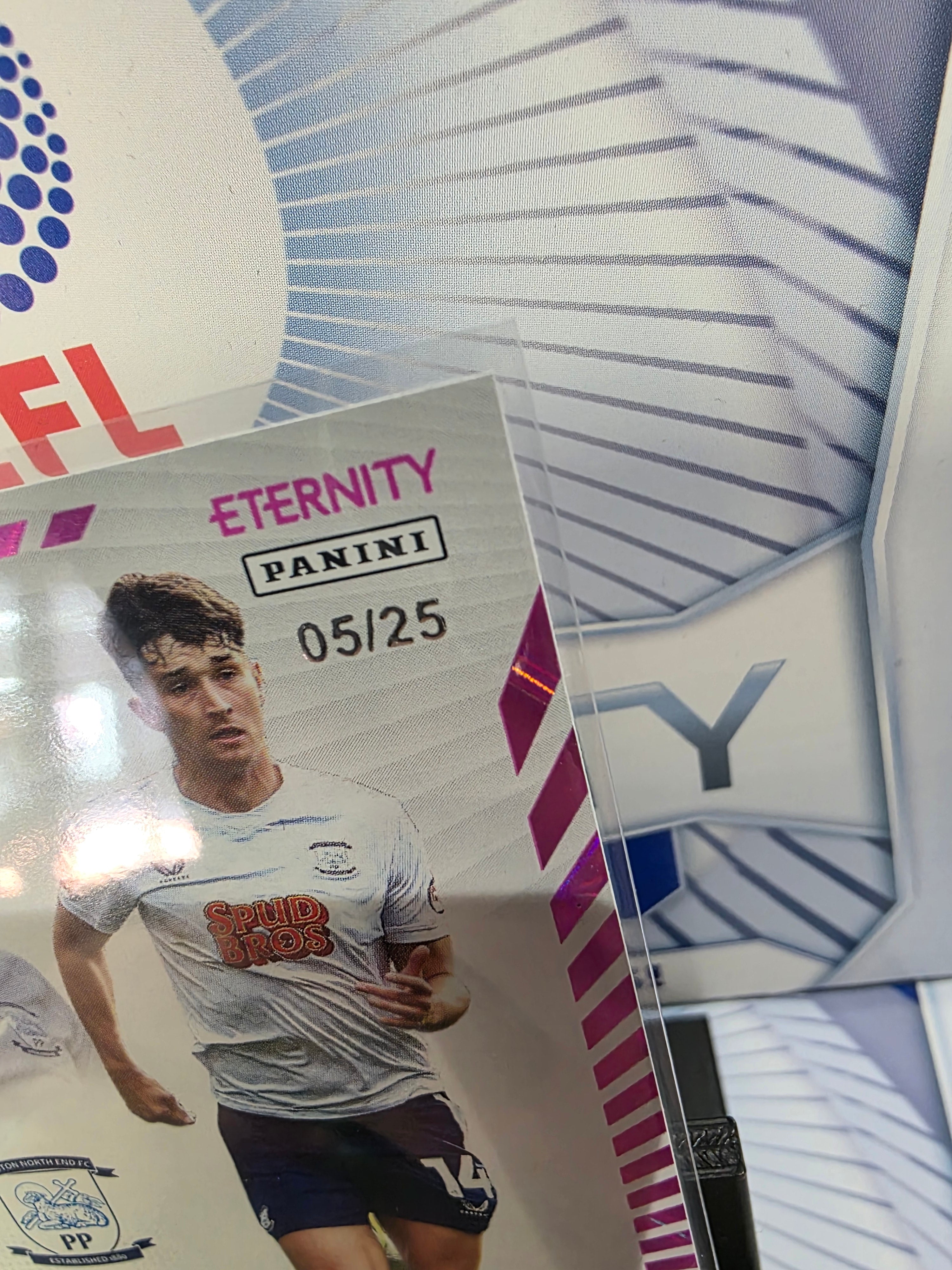Panini: EFL Eternity Jordan Storey 05/25 Debut Preston North End FC Insert