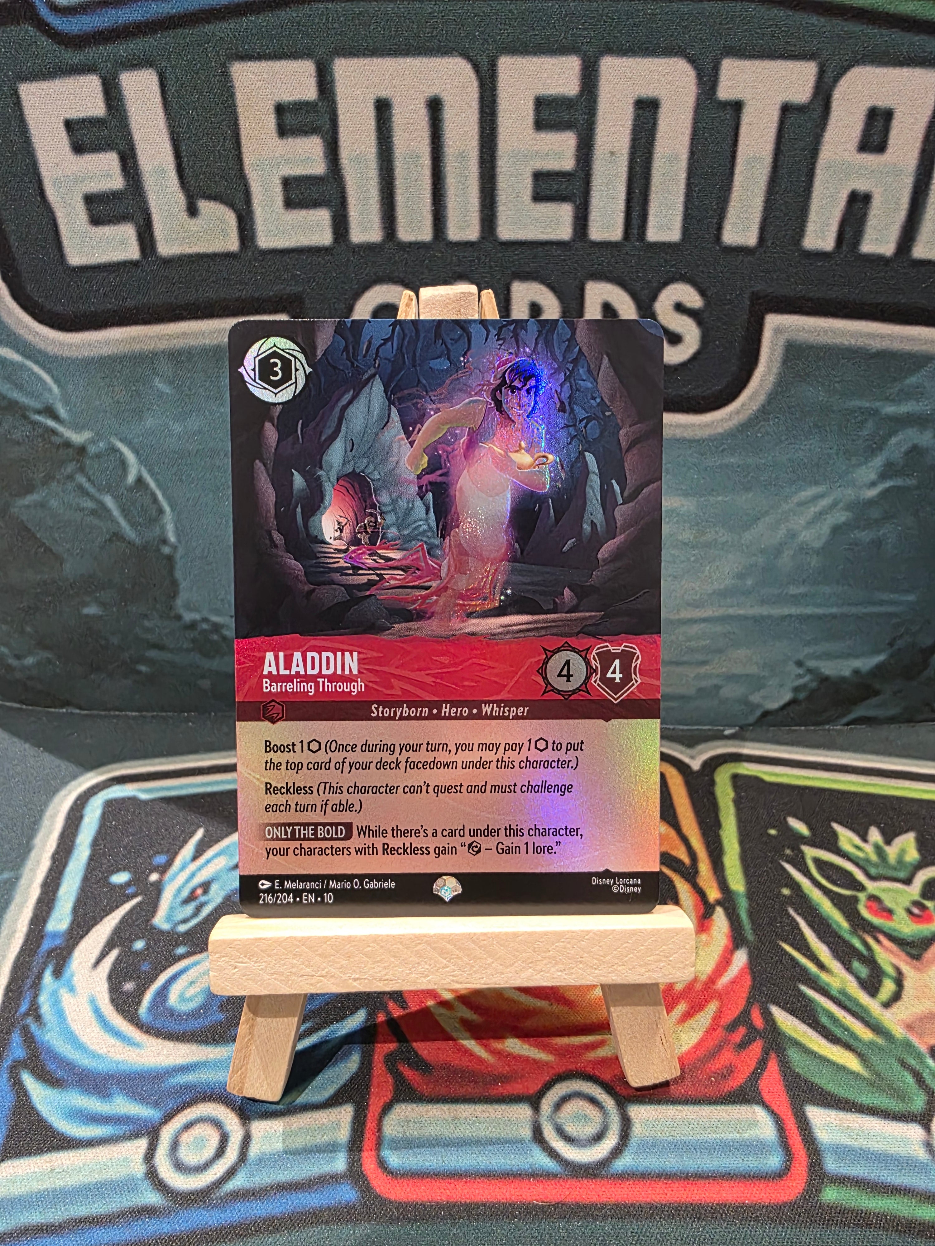 Aladdin Barreling Through Epic Whispers in the Well 216/204 NM