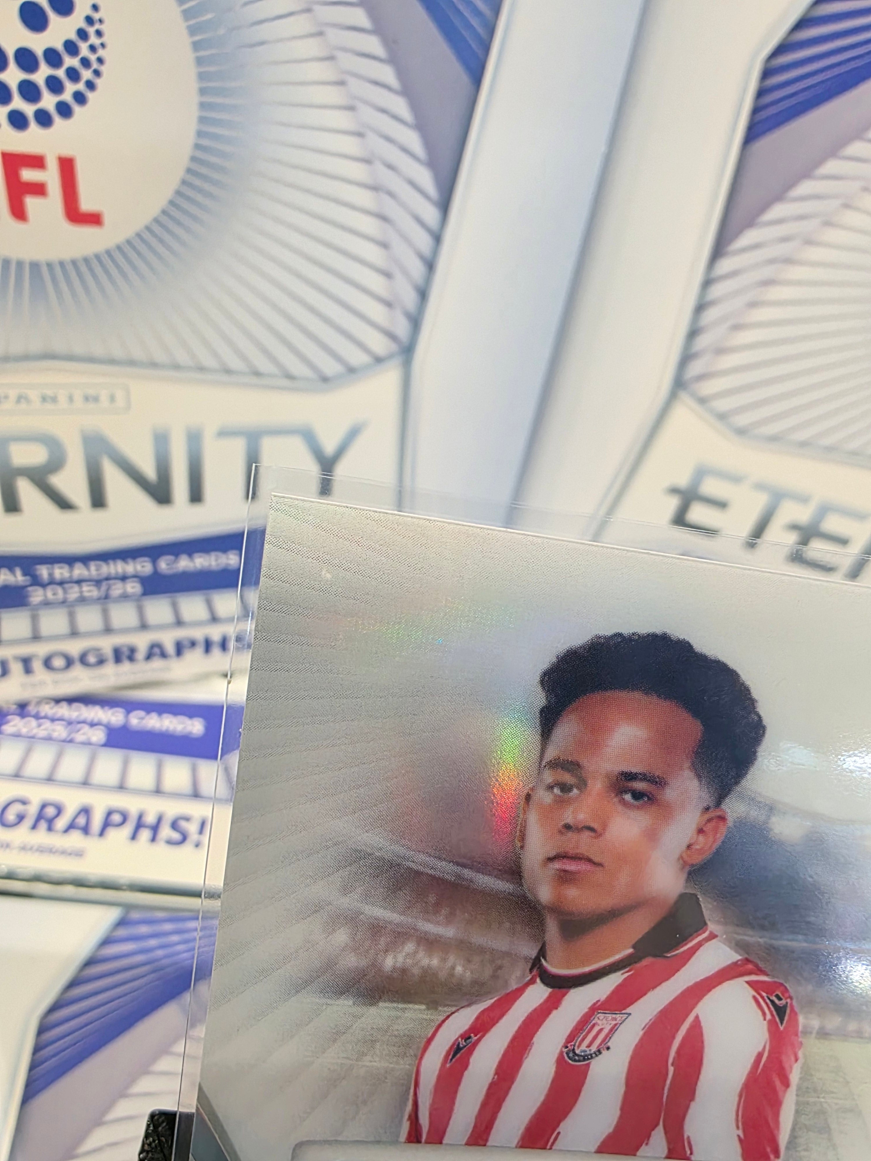 Panini: EFL Eternity Million Manhoef Auto Handsigned Authentic