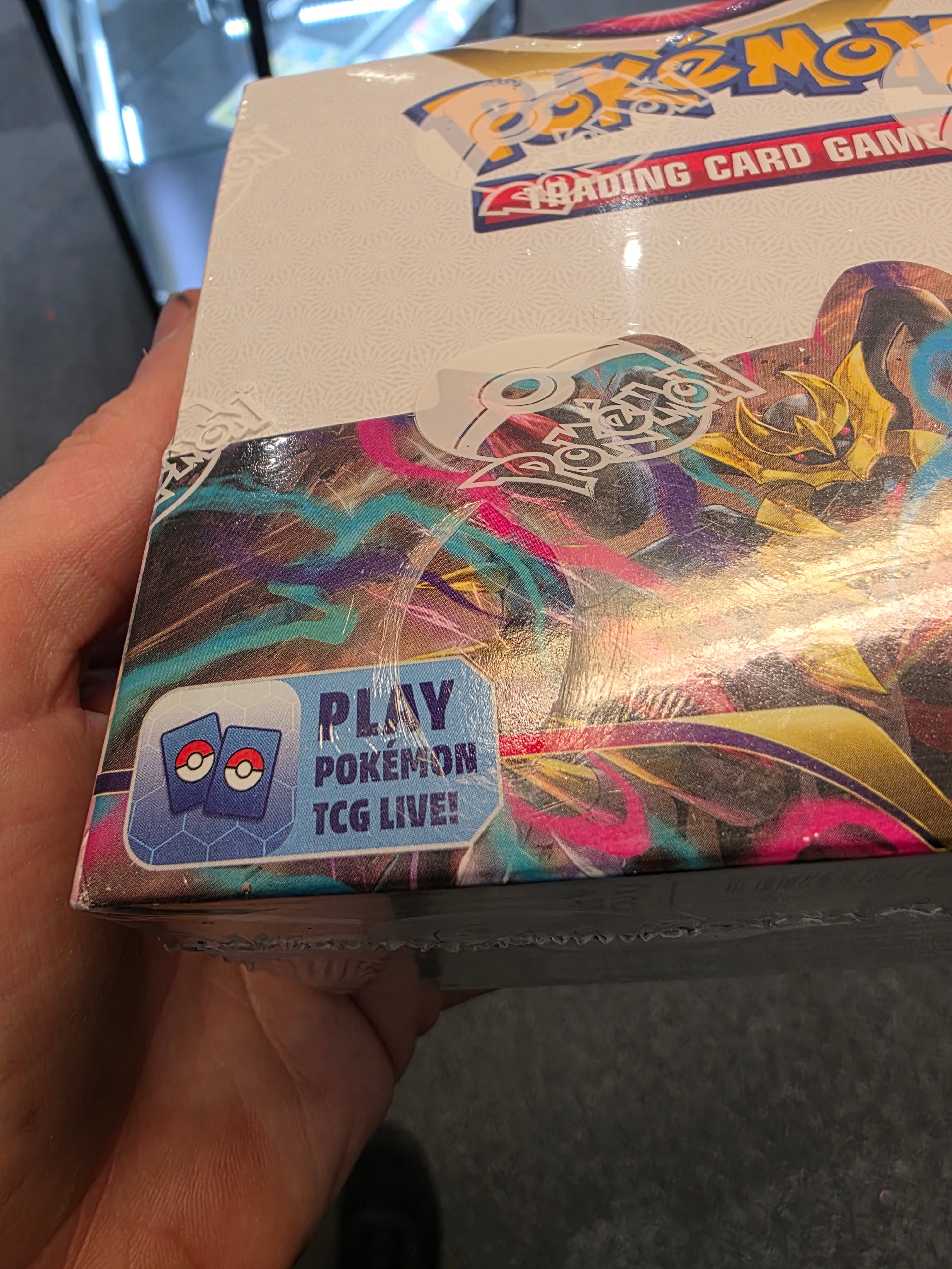 Pokemon: Lost Origin Booster Box (36 Packs) *small wrap defect* With Acrylic Booster Box Case by Grail Guard