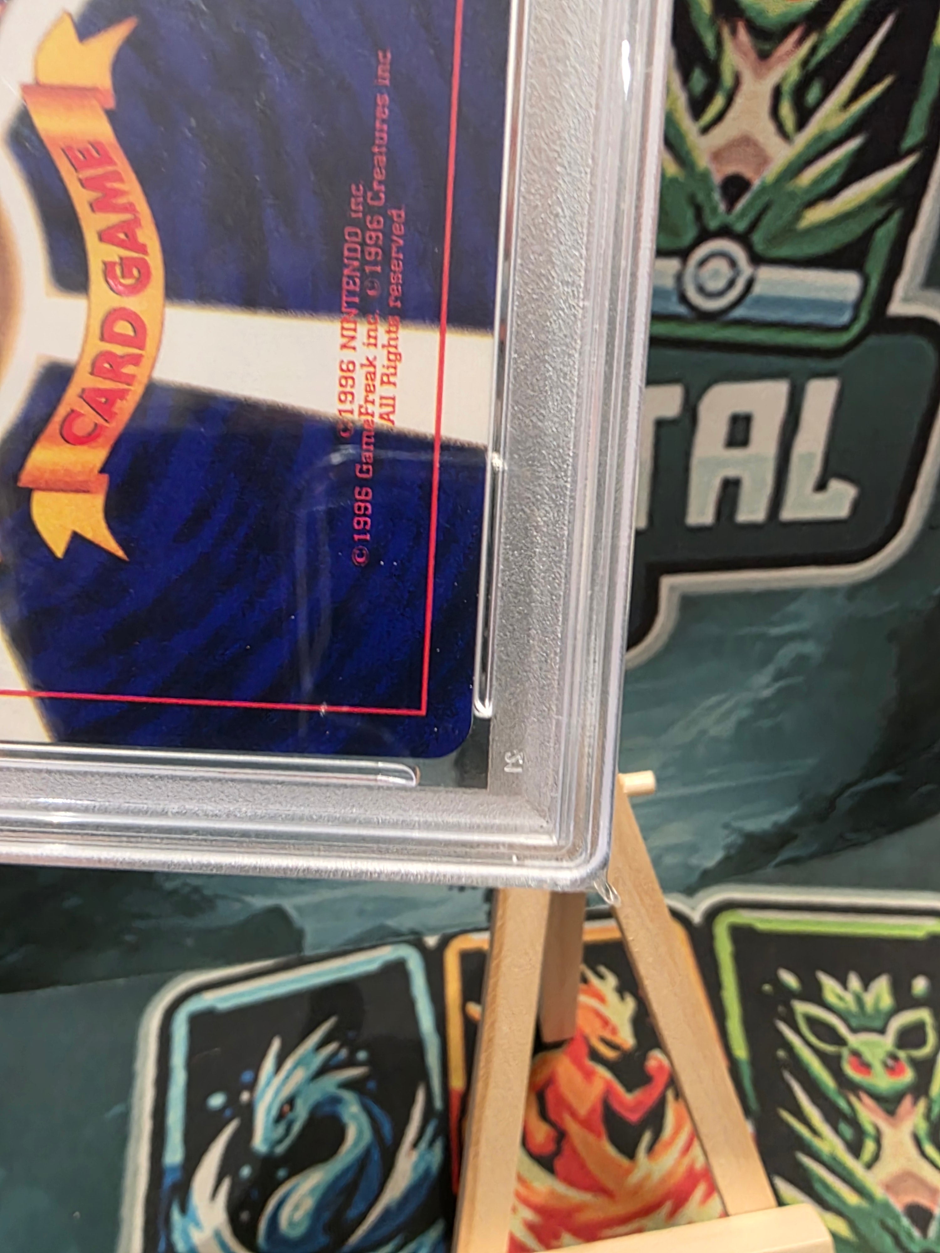 Shining Mew 151 Japanese CoroCoro Comics Holo PSA 8