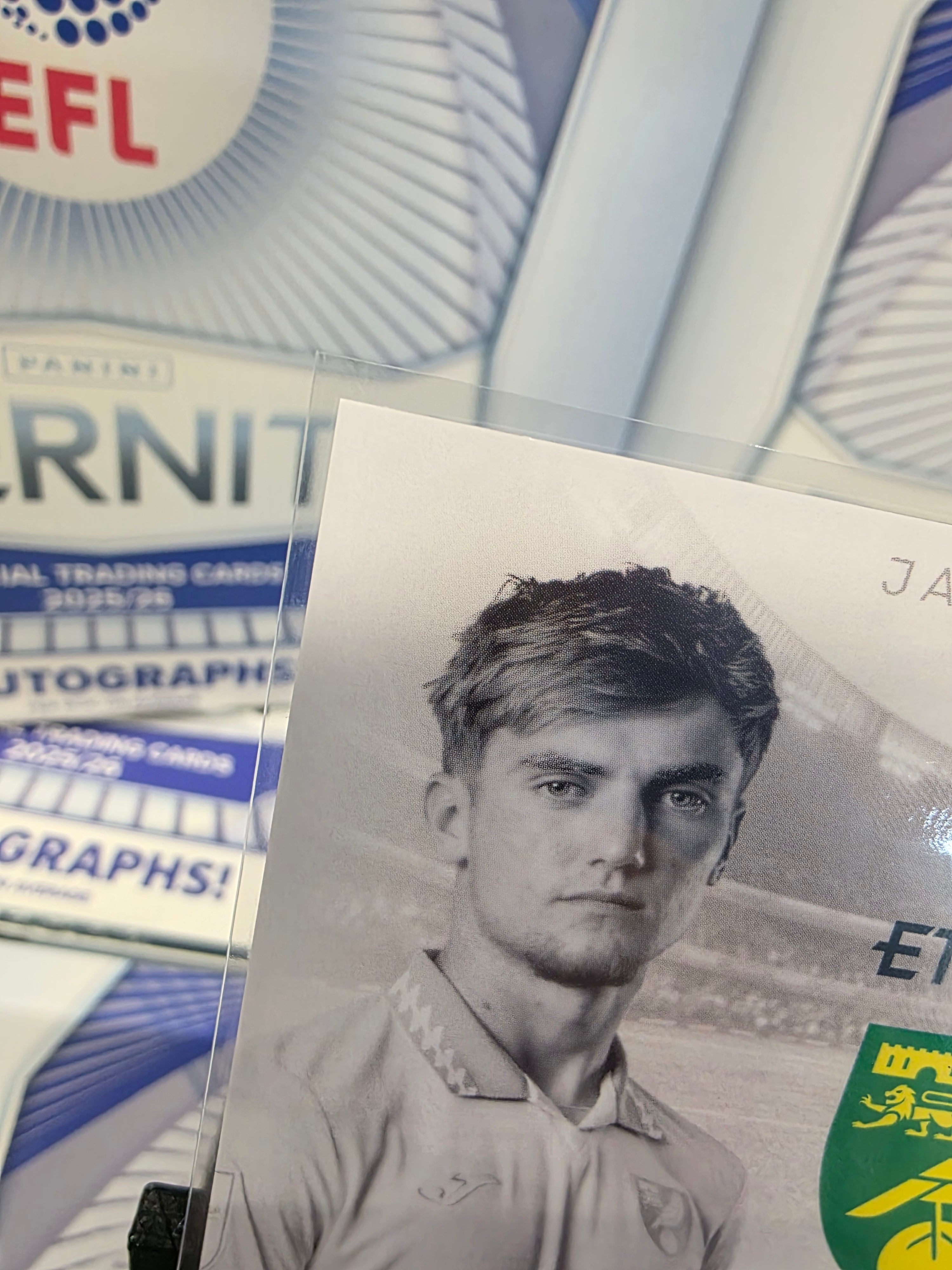 Panini: EFL Eternity Jacob Wright Rookie Auto Norwich FC