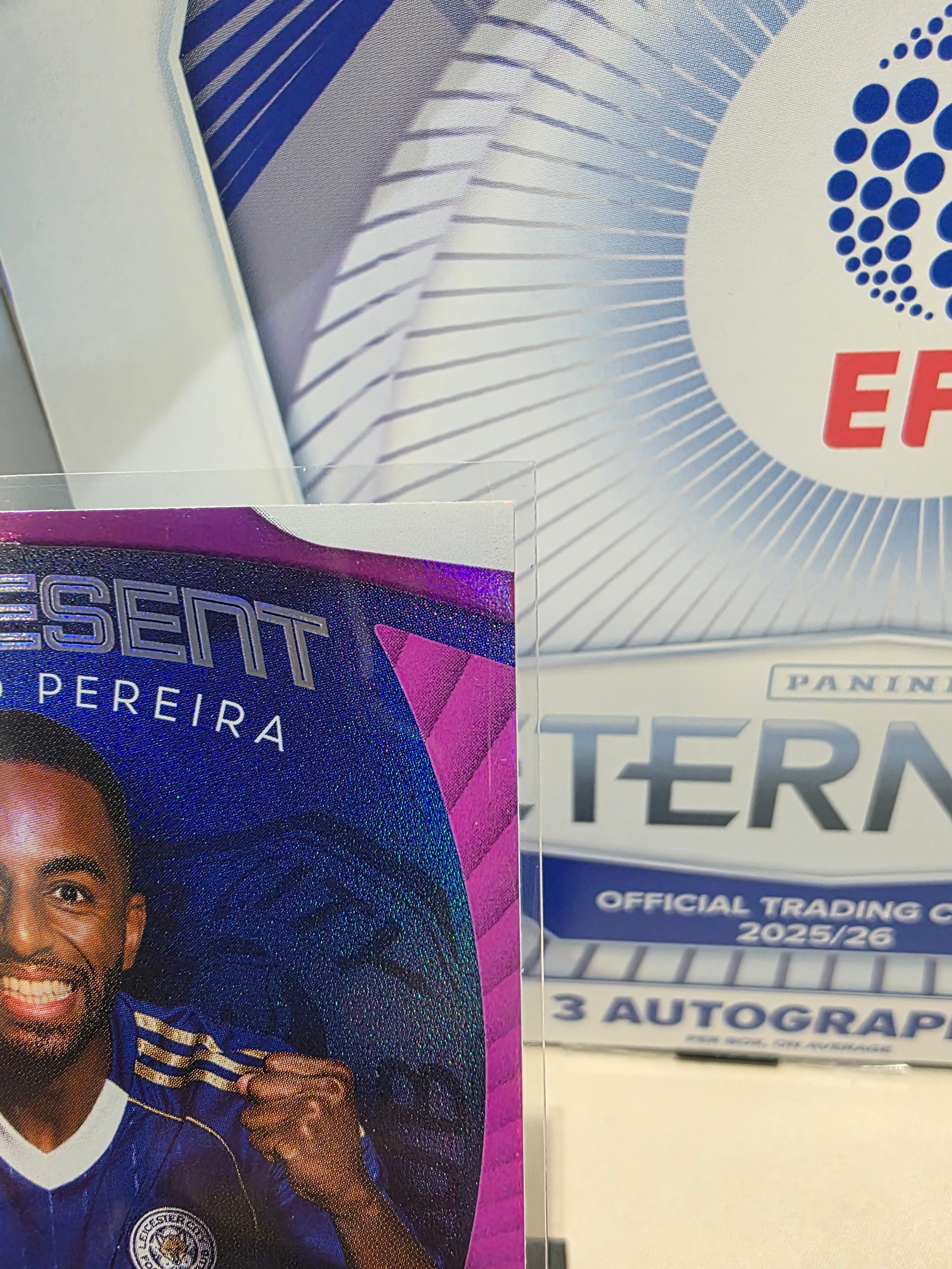 Panini: EFL Eternity Ricardo Pereira 22/25 Leicester City FC Magneta Represent
