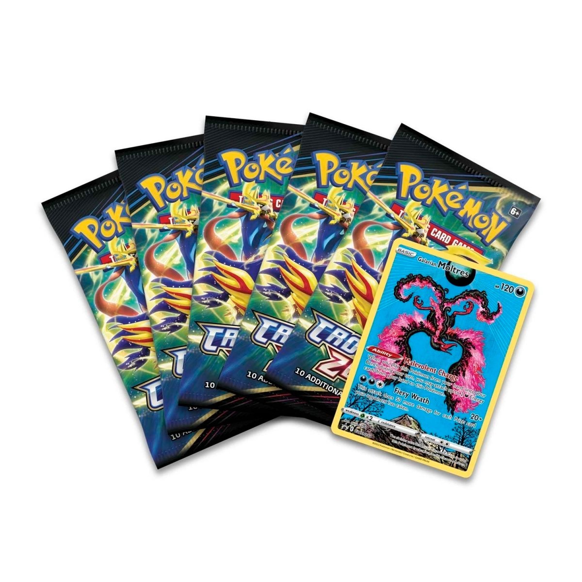 Pokemon TCG: Crown Zenith 5 Pack Tin (Random Artwork)