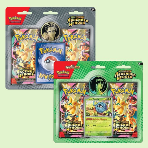 Pokemon TCG: Ascended Heroes Double Blister *Random Promo*