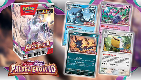 Pokemon TCG: Paldea Evolved Build and Battle Stadium Sealed