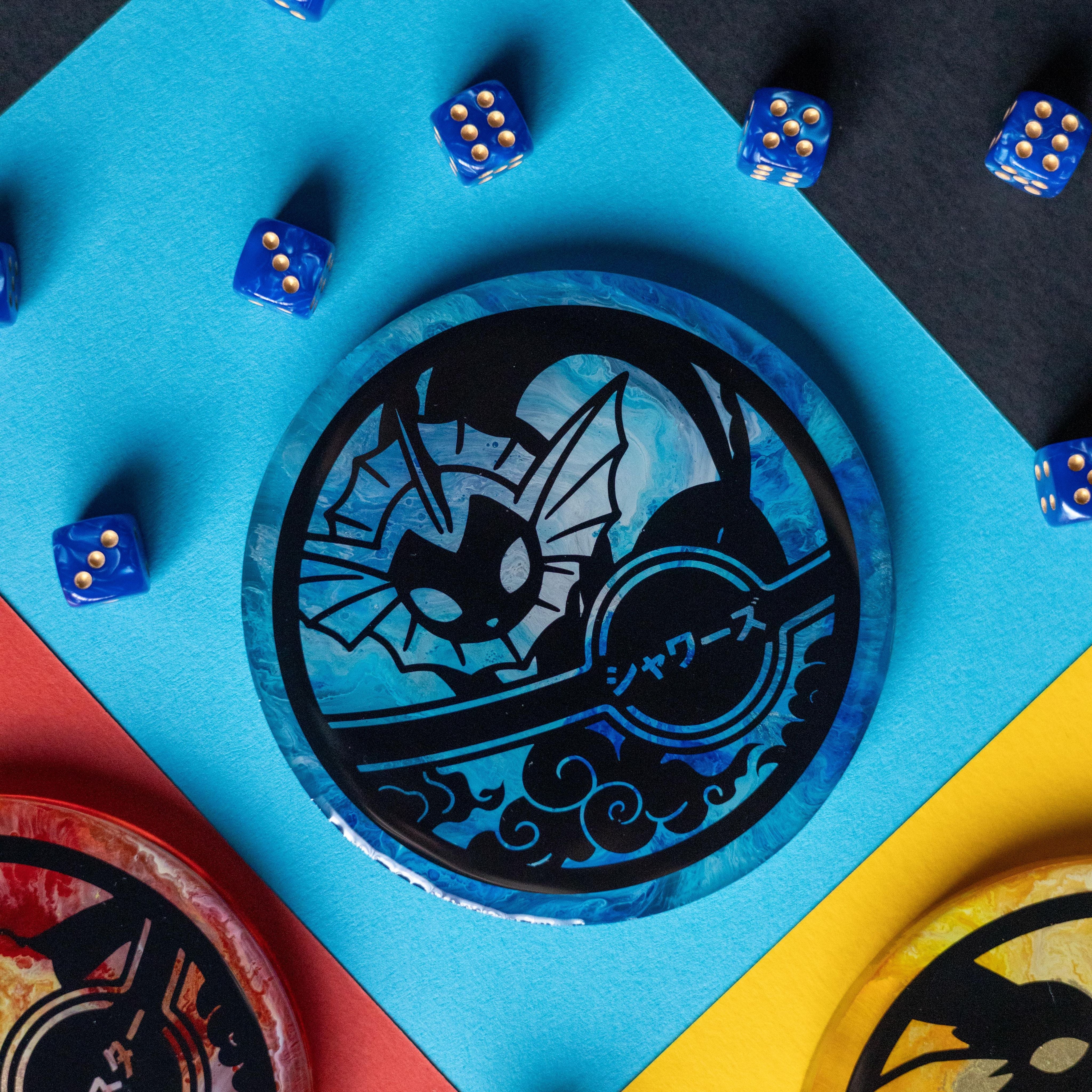 Hand-Made Acrylic Coaster - Vaporeon