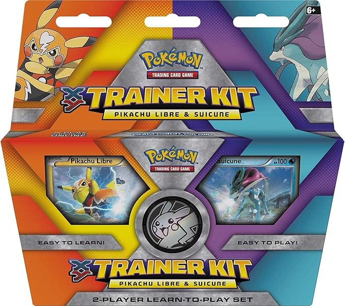 Pokémon: XY Trainer Kit – Pikachu Libre &amp; Suicune Collection Box